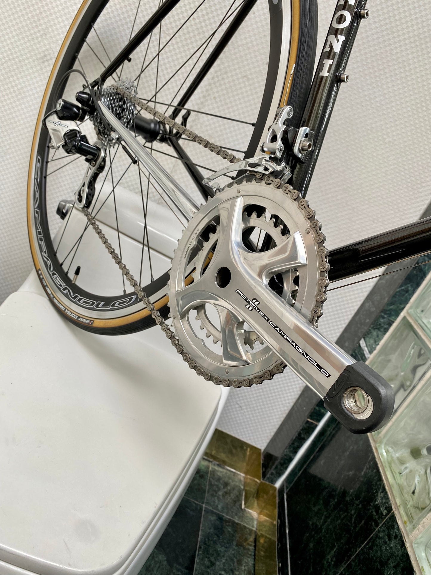 (SIZE 56cm) CUSTOM MARINONI SPECIAL NEO-RETRO STEEL ROAD BIKE BUILD - CAMPAGNOLO POTENZA