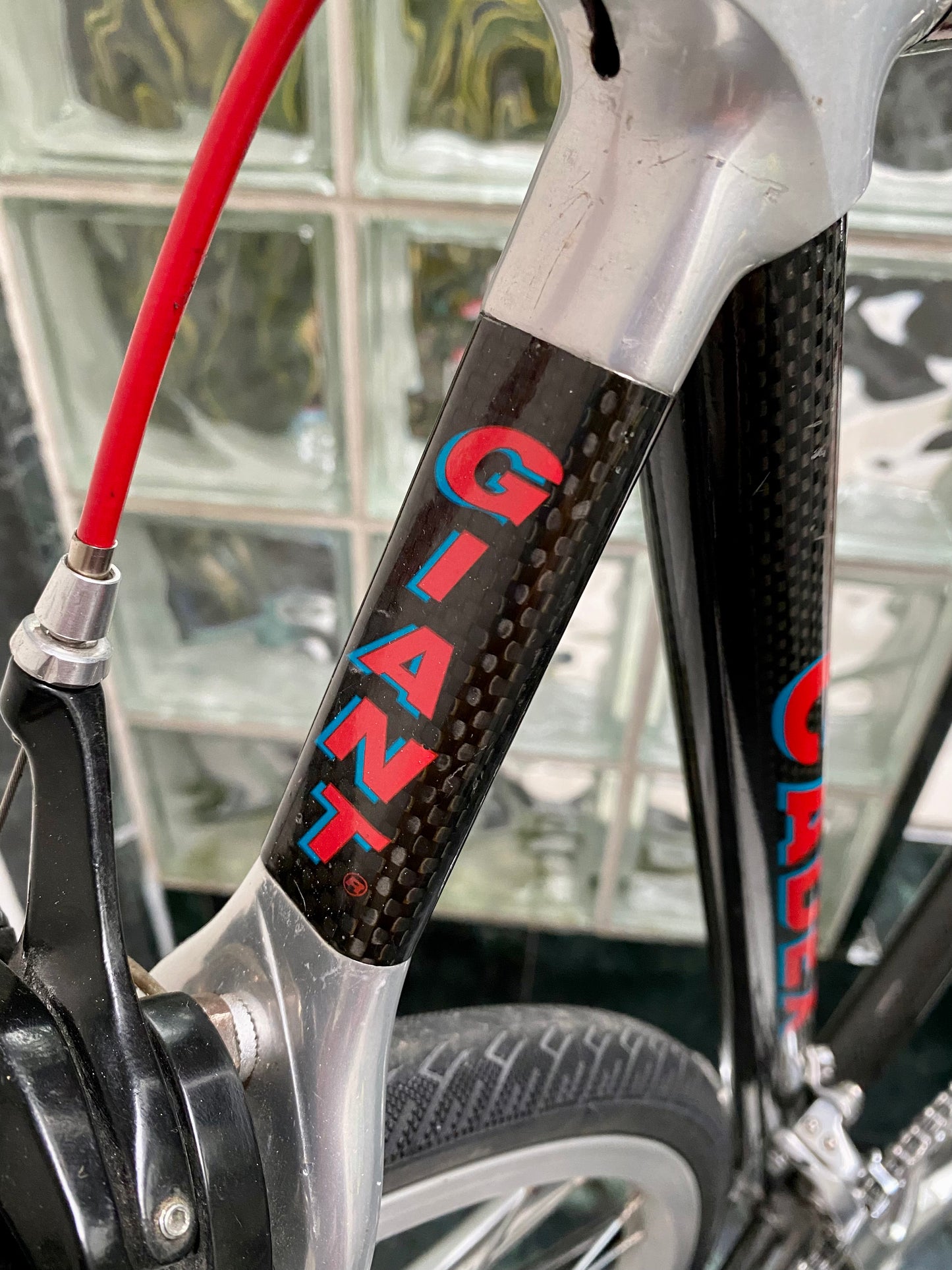 (SIZE 54cm) 1990's GIANT CARBON ROAD BIKE