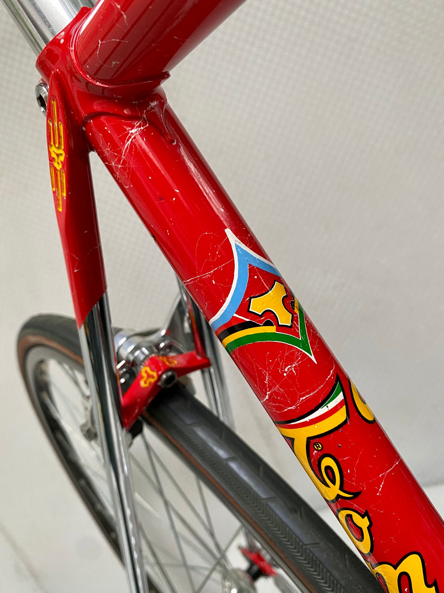 (SIZE 53cm) 1980's TOMMASINI SUPER PRESTIGE ROAD BIKE - CAMPAGNOLO SUPER RECORD - COLUMBUS SLX