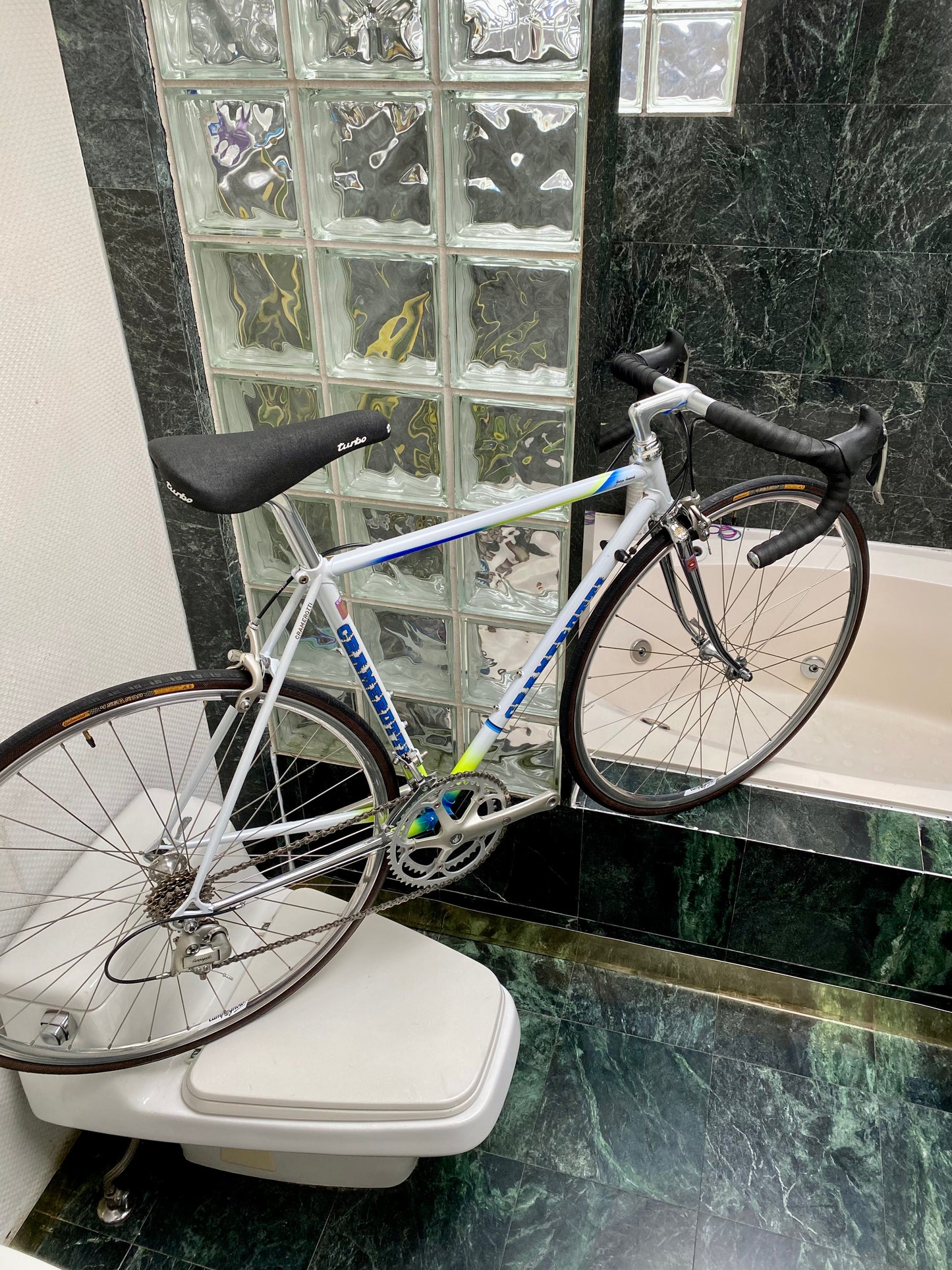 (SIZE 52cm) 1990's CRAMEROTTI ROAD BIKE - CAMPAGNOLO - CUSTOM BUILT - SPOTLESS