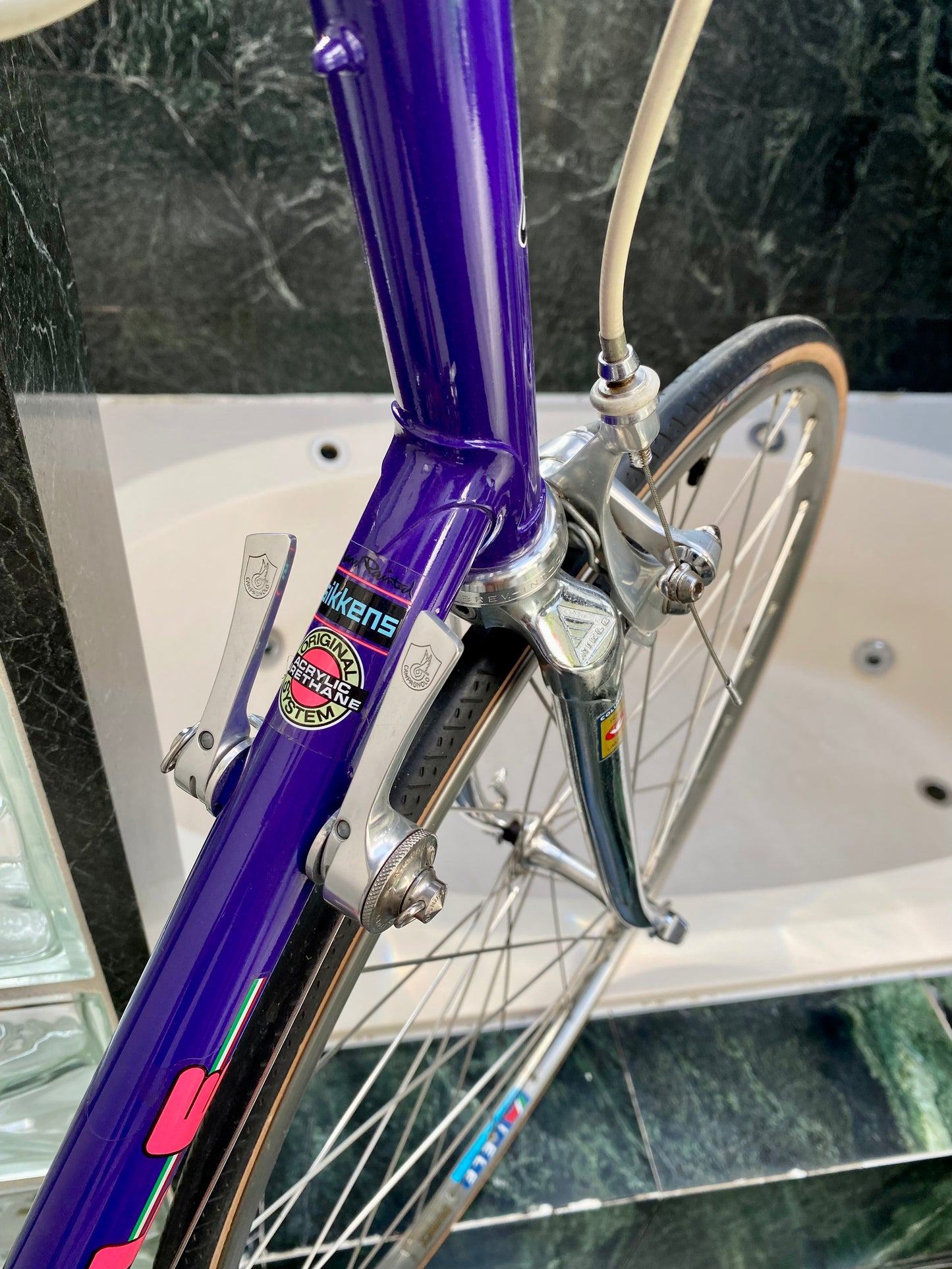 (SIZE 59cm) 1980's MIELE LATINA ROAD BIKE - CAMPAGNOLO ATHENA