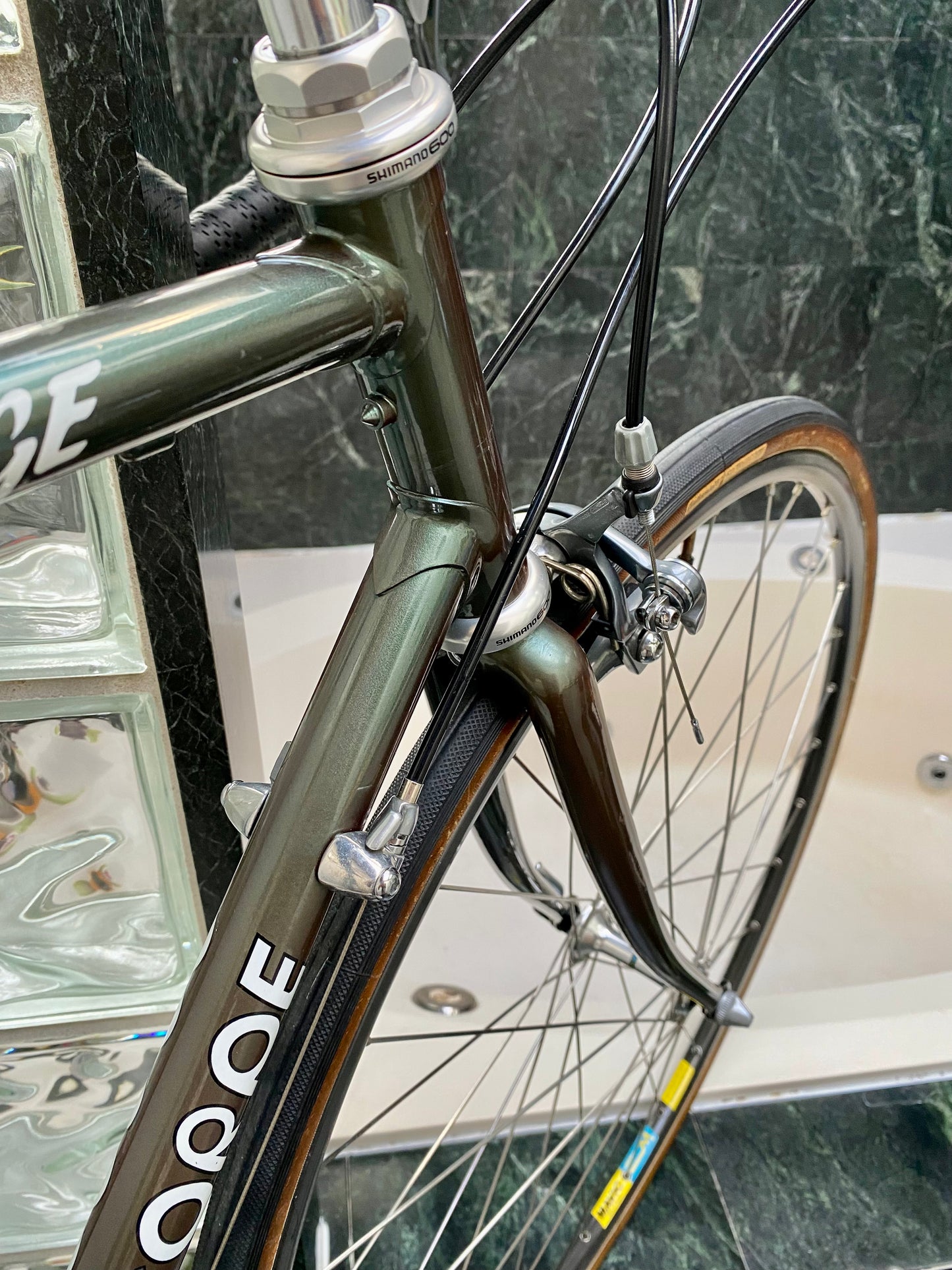 (SIZE 54cm) EARLY-1990's CONCORDE PRESTIGE ROAD BIKE - SHIMANO 600 STI - TANGE PRESTIGE