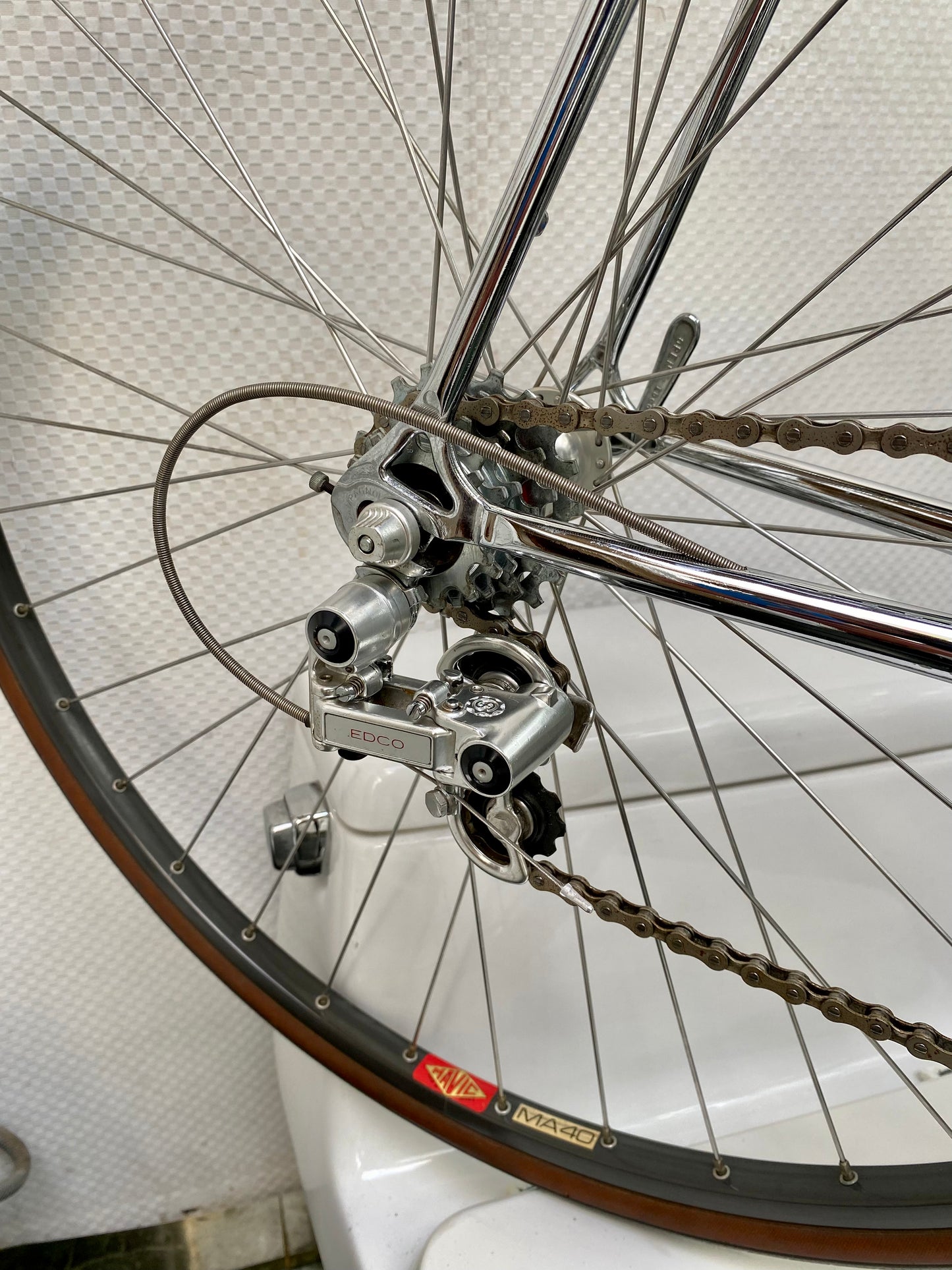 (SIZE 58cm) 1980's CONCORDE AQUILA ROAD BIKE - EDCO COMPETITION GROUPSET