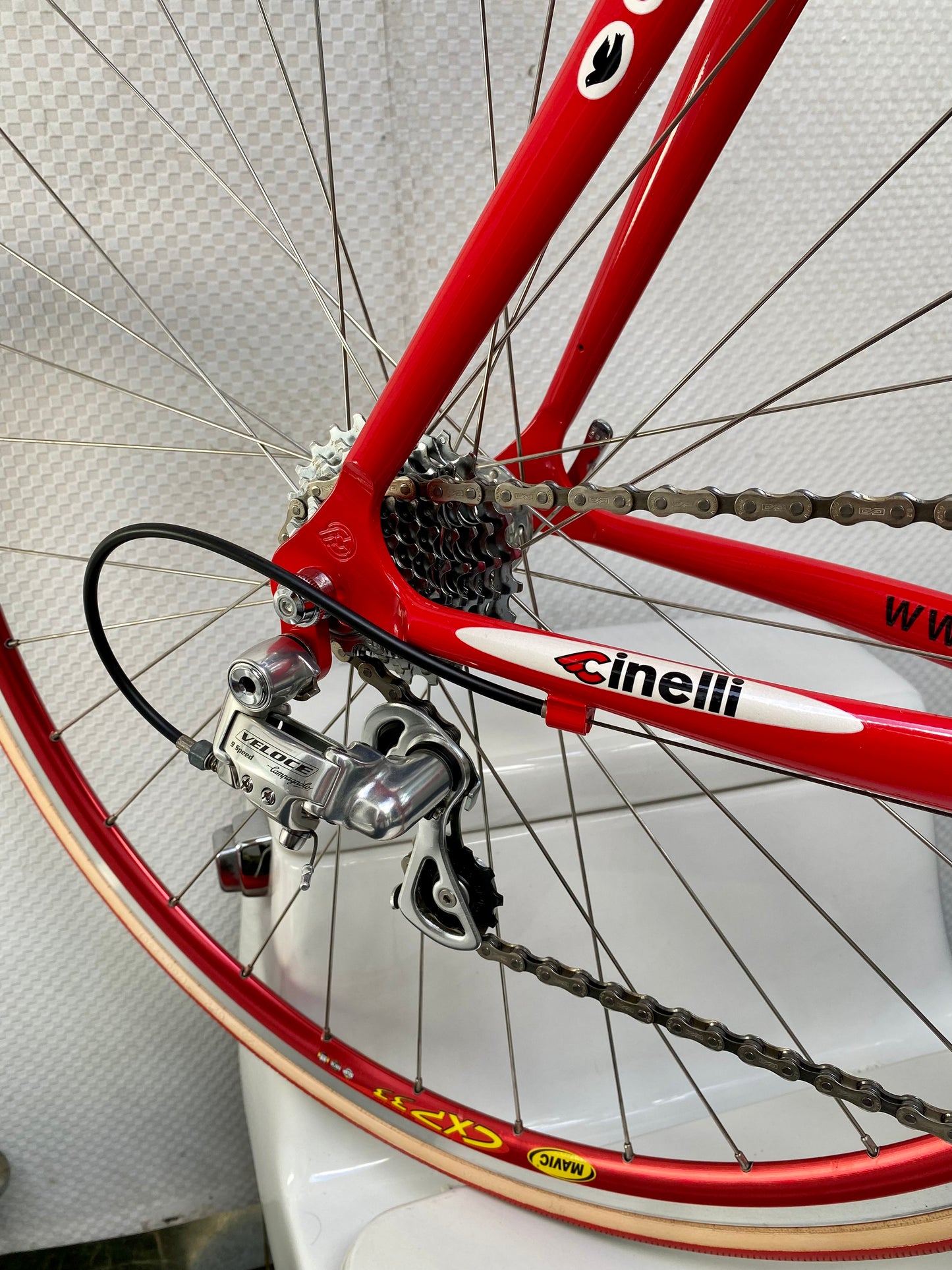 (SIZE 55cm) NOS / NEW CLASSIC CINELLI UNICA ROAD BIKE - CAMPAGNOLO