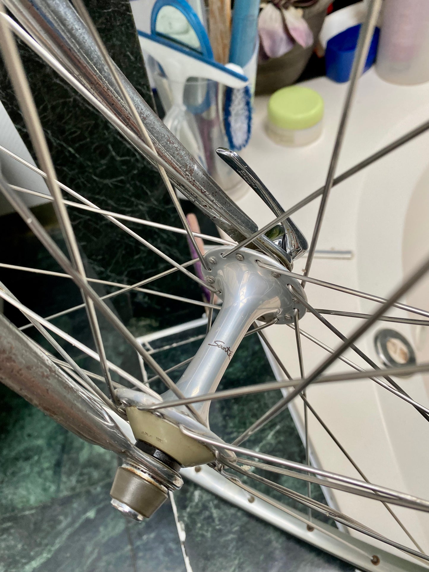 (SIZE 59cm) 1980's MIELE "CHIC" ROAD BIKE - SHIMANO SANTE GROUPSET