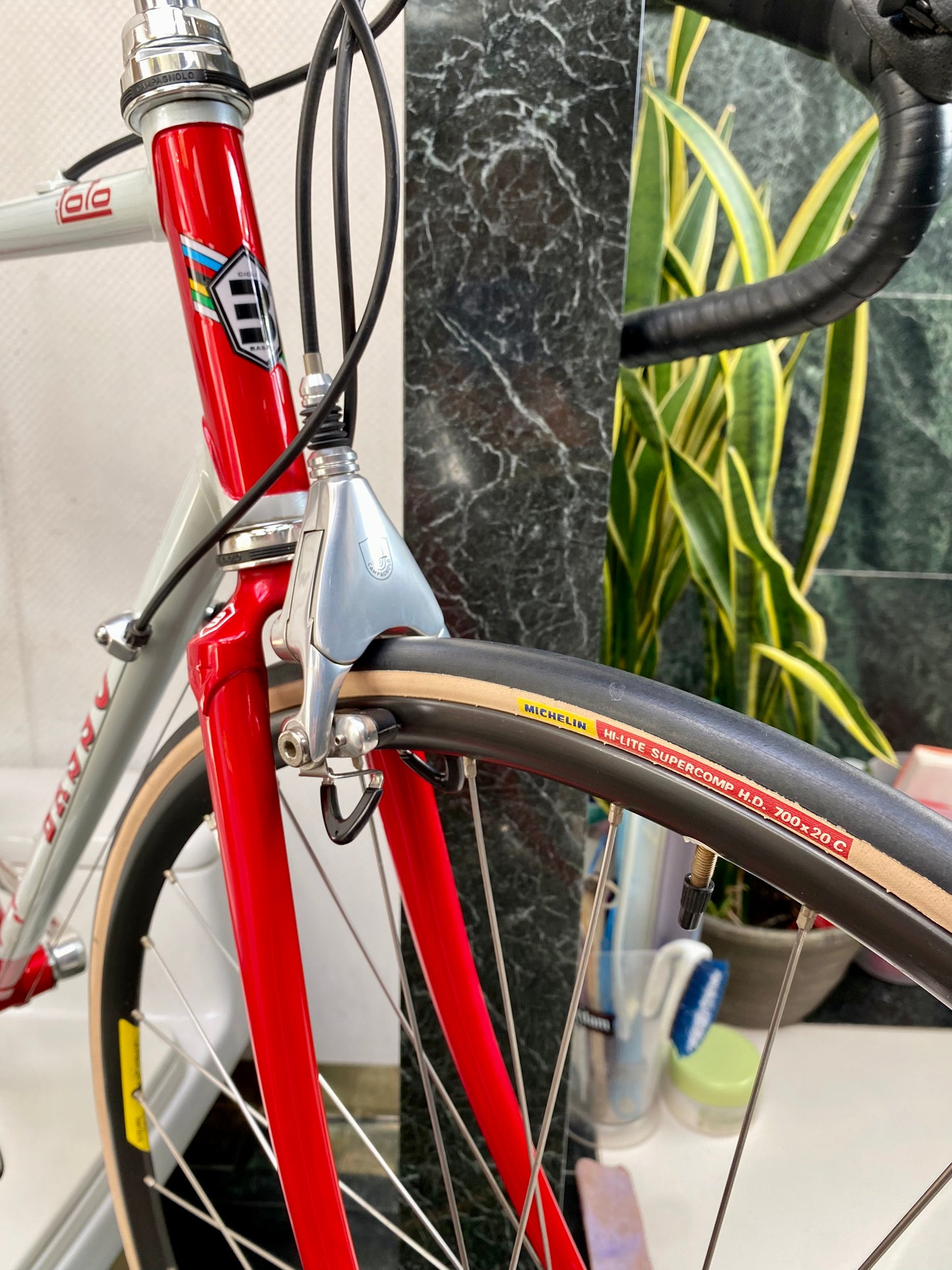 (SIZE 56cm) EARLY-1990's BASSO FIOR DI LOTO ROAD BIKE - NOS / NEW - CAMPAGNOLO C-RECORD DELTA