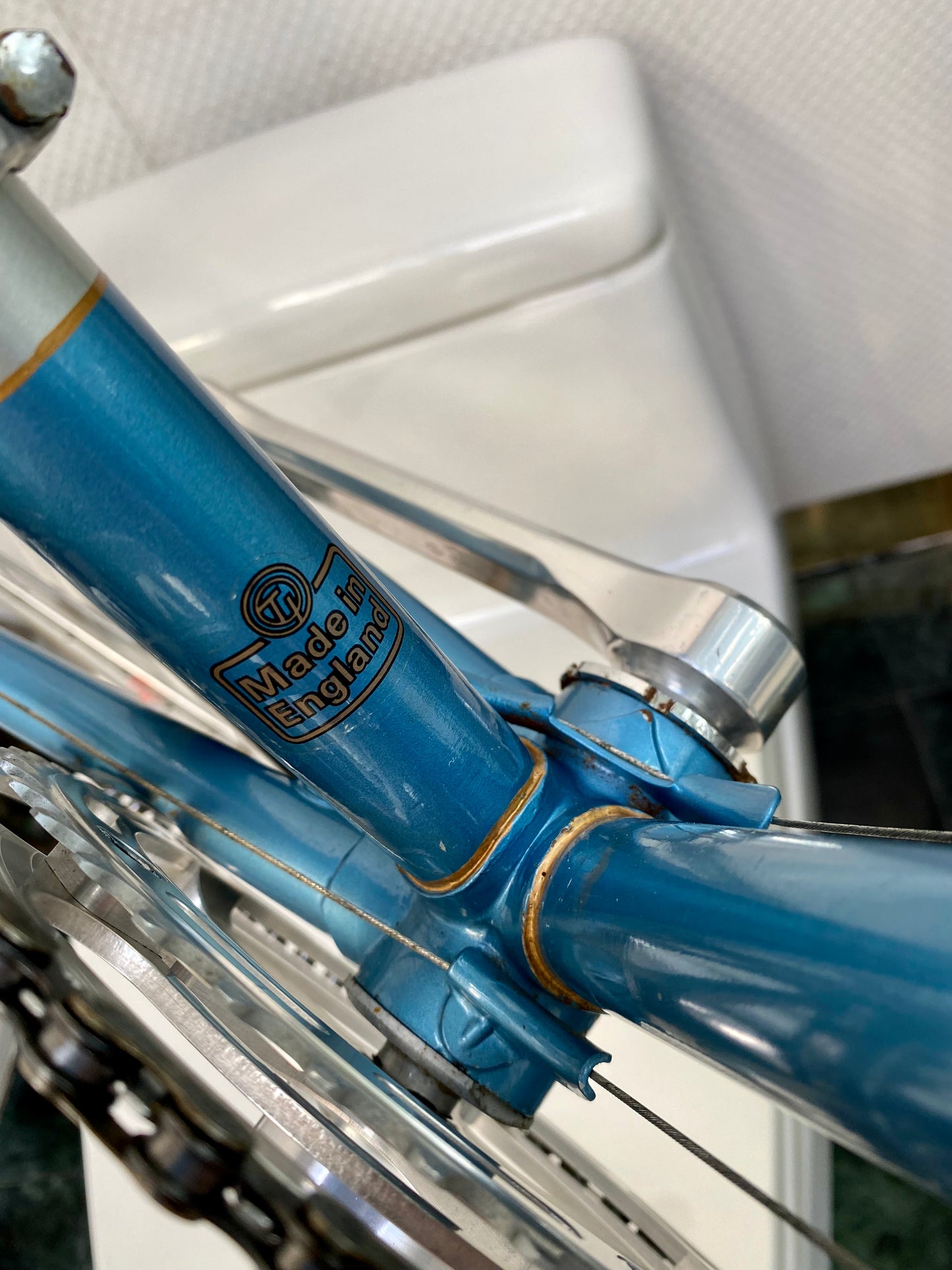 (SIZE 59cm) 1970's PROFESSIONAL ROAD BIKE - ALL ORIGINAL - CAMPAGNOLO GROUPSET