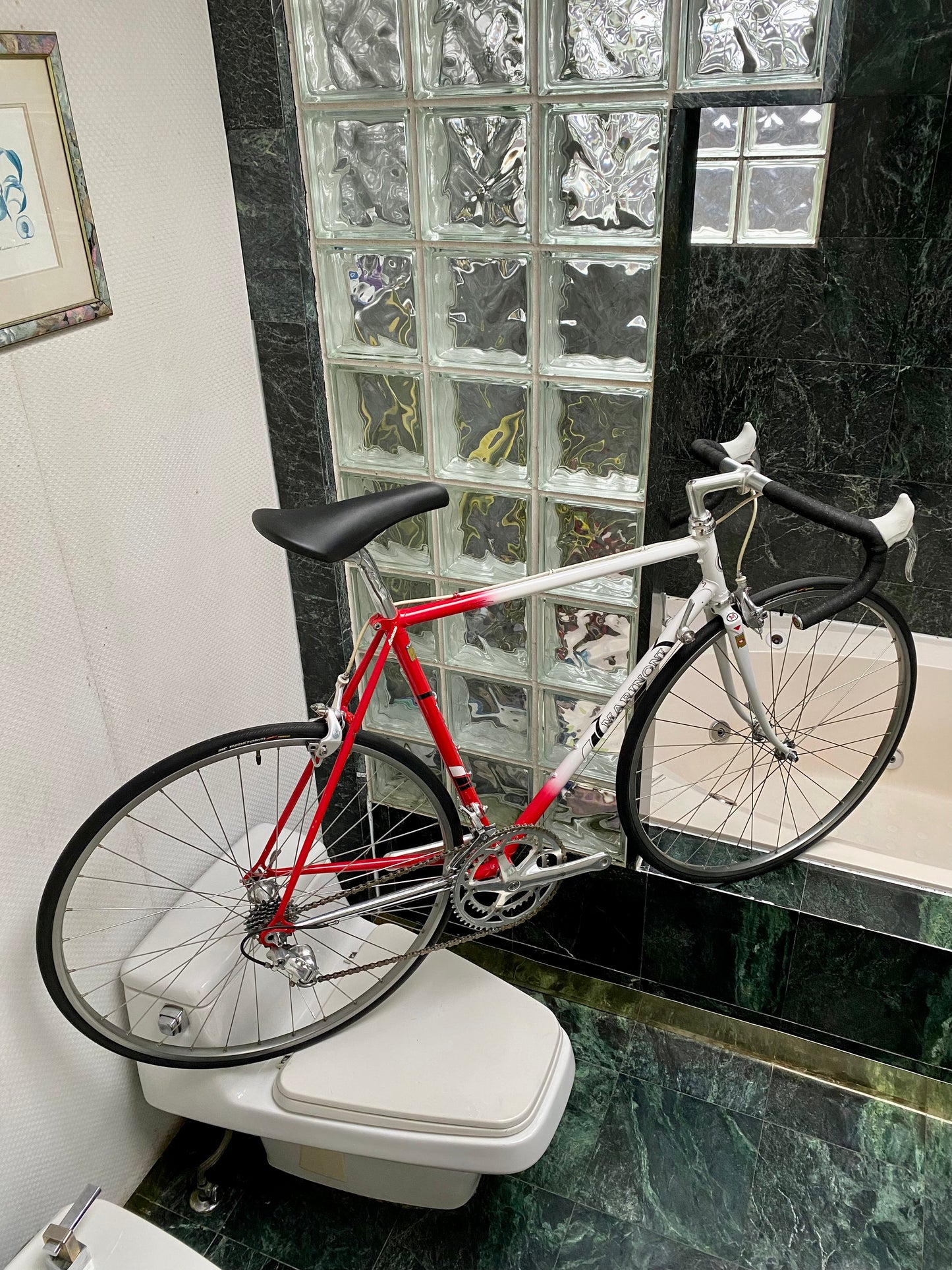 (SIZE 54cm) 1980's MARINONI SPECIAL ROAD BIKE - COLUMBUS SL - CAMPAGNOLO ATHENA