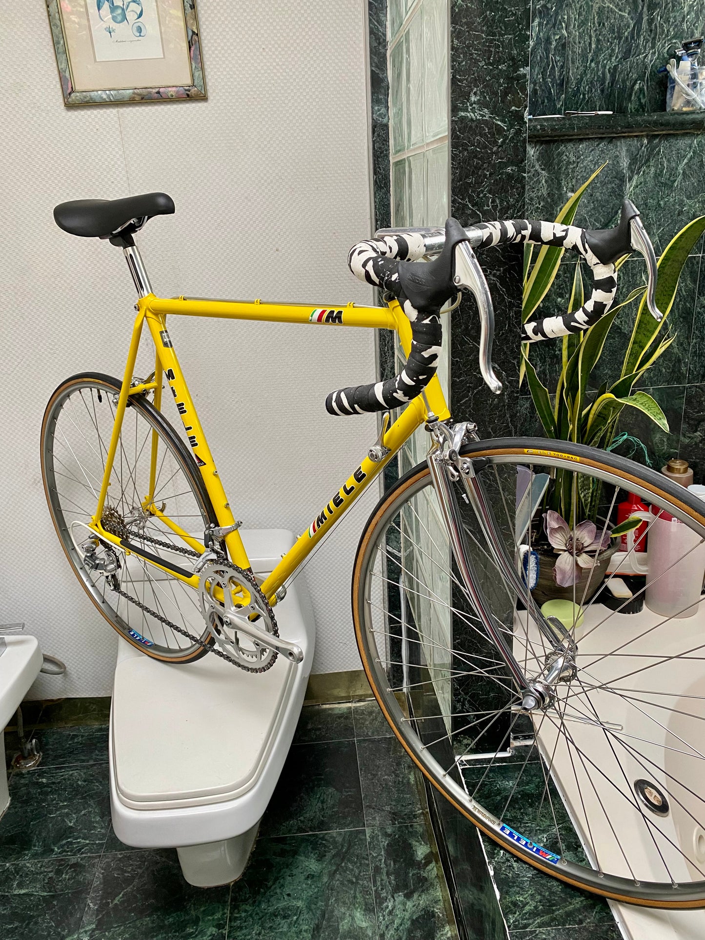 (SIZE 57cm) 1980's MIELE ROAD BIKE - SUNTOUR CYCLONE