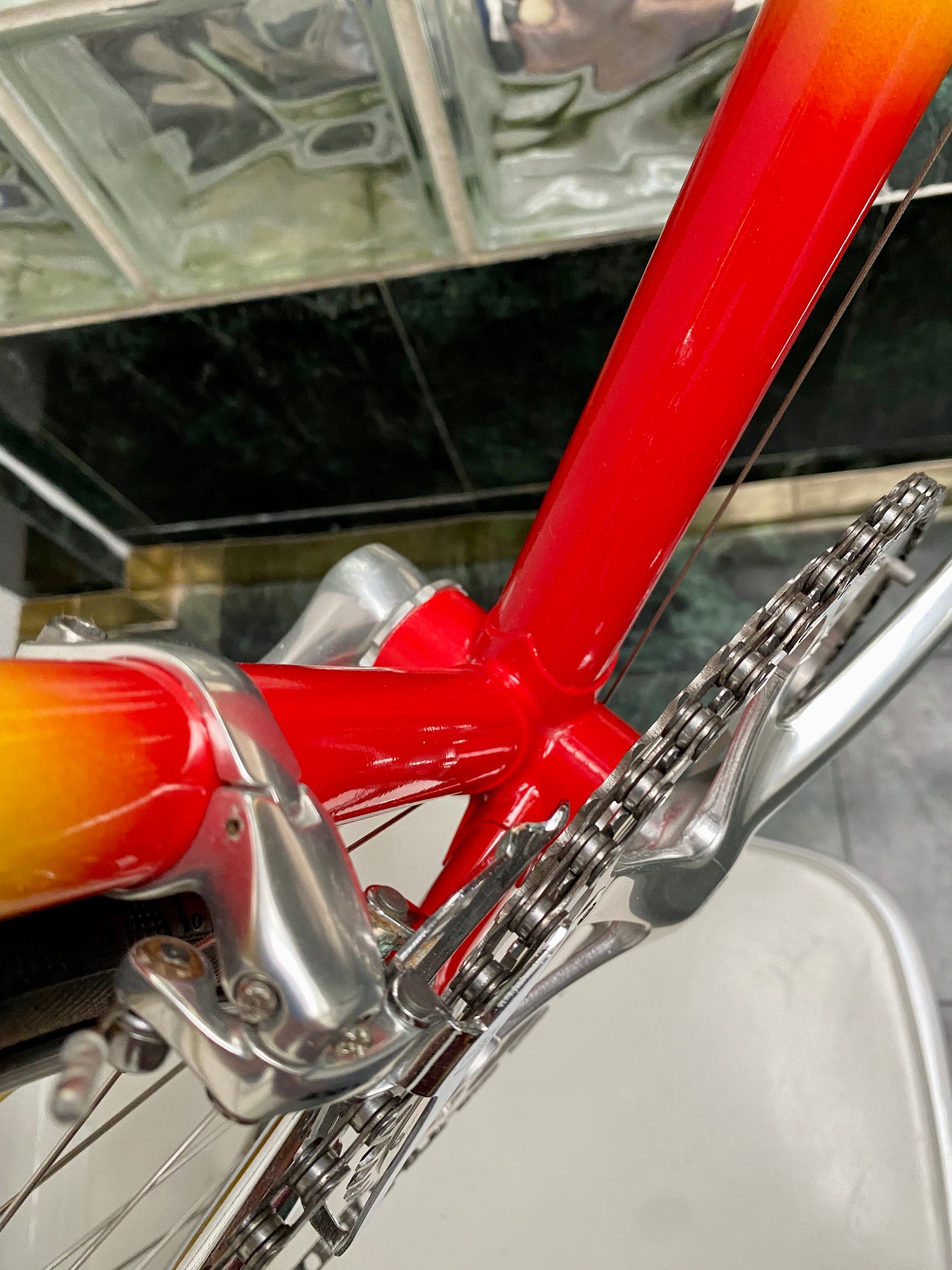 (SIZE 60cm) 1990's MARINONI ROAD BIKE - COLUMBUS EL EXTRA LIGHT - CAMPAGNOLO - ABSOLUTELY SPOTLESS!
