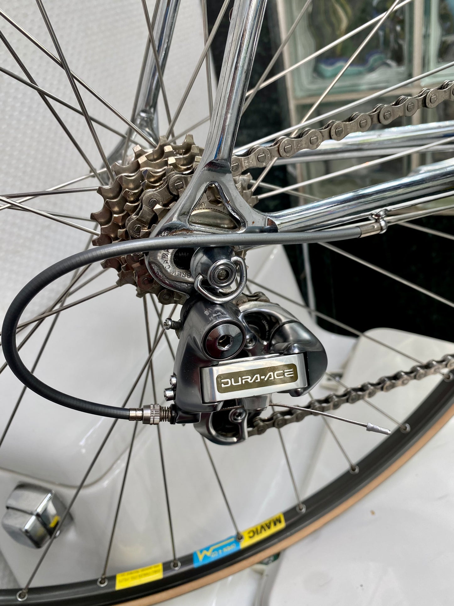 (SIZE 53cm) INCREDIBLE EARLY-1990's ROSSIN GHIBLI ROAD BIKE - SHIMANO DURA ACE