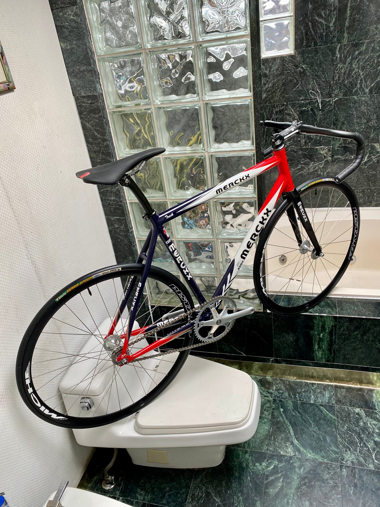 (SIZE 55cm) 2008 EDDY MERCKX PISTA TRACK BIKE - LIKE NEW / SPOTLESS