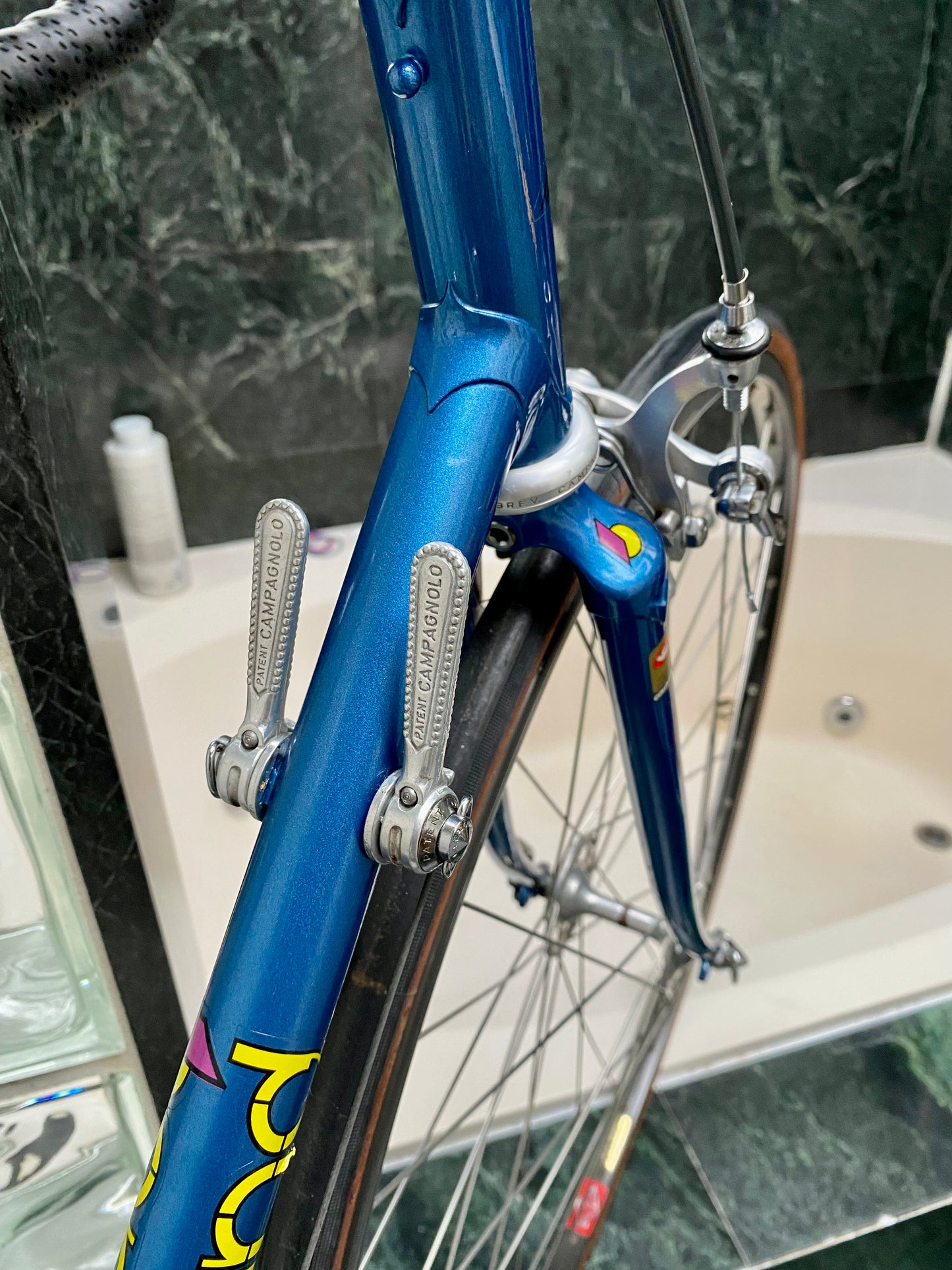 (SIZE 57cm) 1980's BERTRAND ROAD BIKE - CAMPAGNOLO - COLUMBUS SL