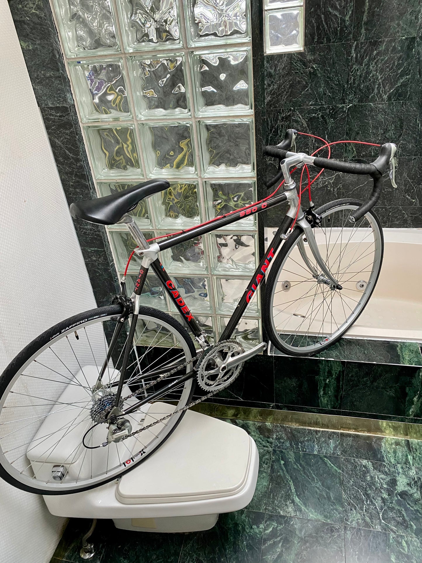 (SIZE 54cm) 1990's GIANT CARBON ROAD BIKE
