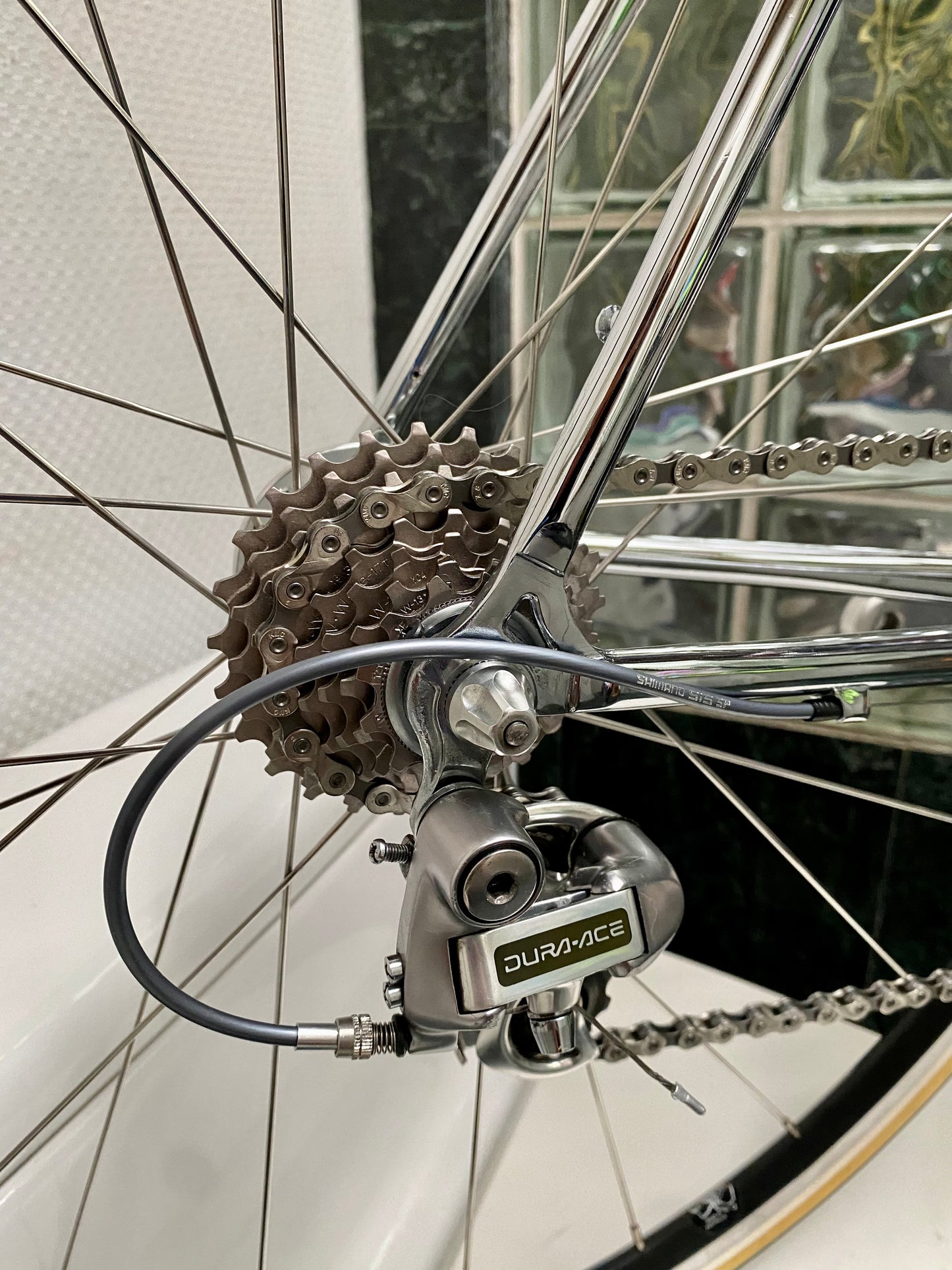 (SIZE 54cm) EARLY-1990's MASSI "MEGA TEAM" ROAD BIKE - COLUMBUS BRAIN - DURA ACE