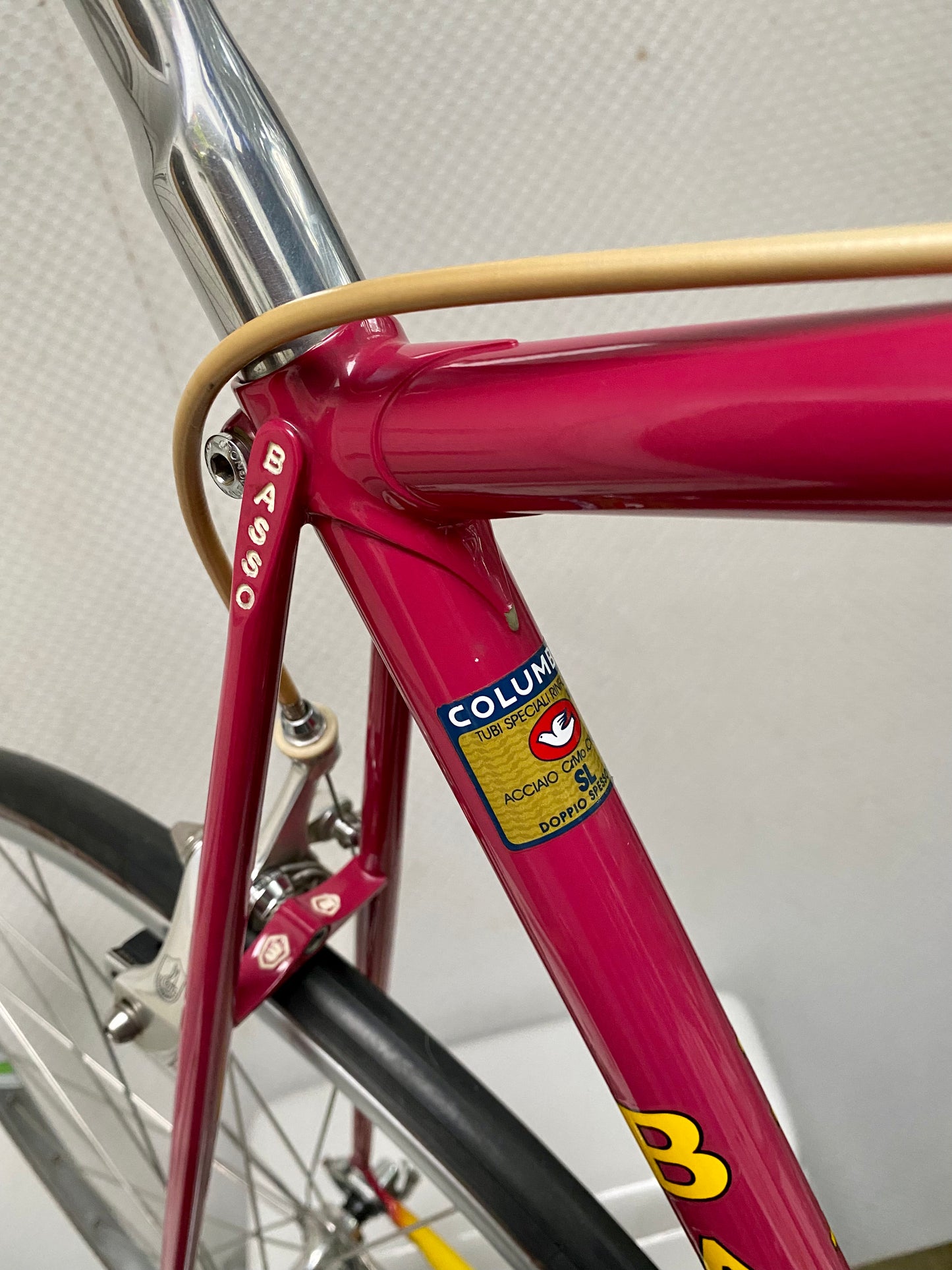 (SIZE 55cm) 1980's BASSO ROAD BIKE - COLUMBUS SL - CAMPAGNOLO ATHENA