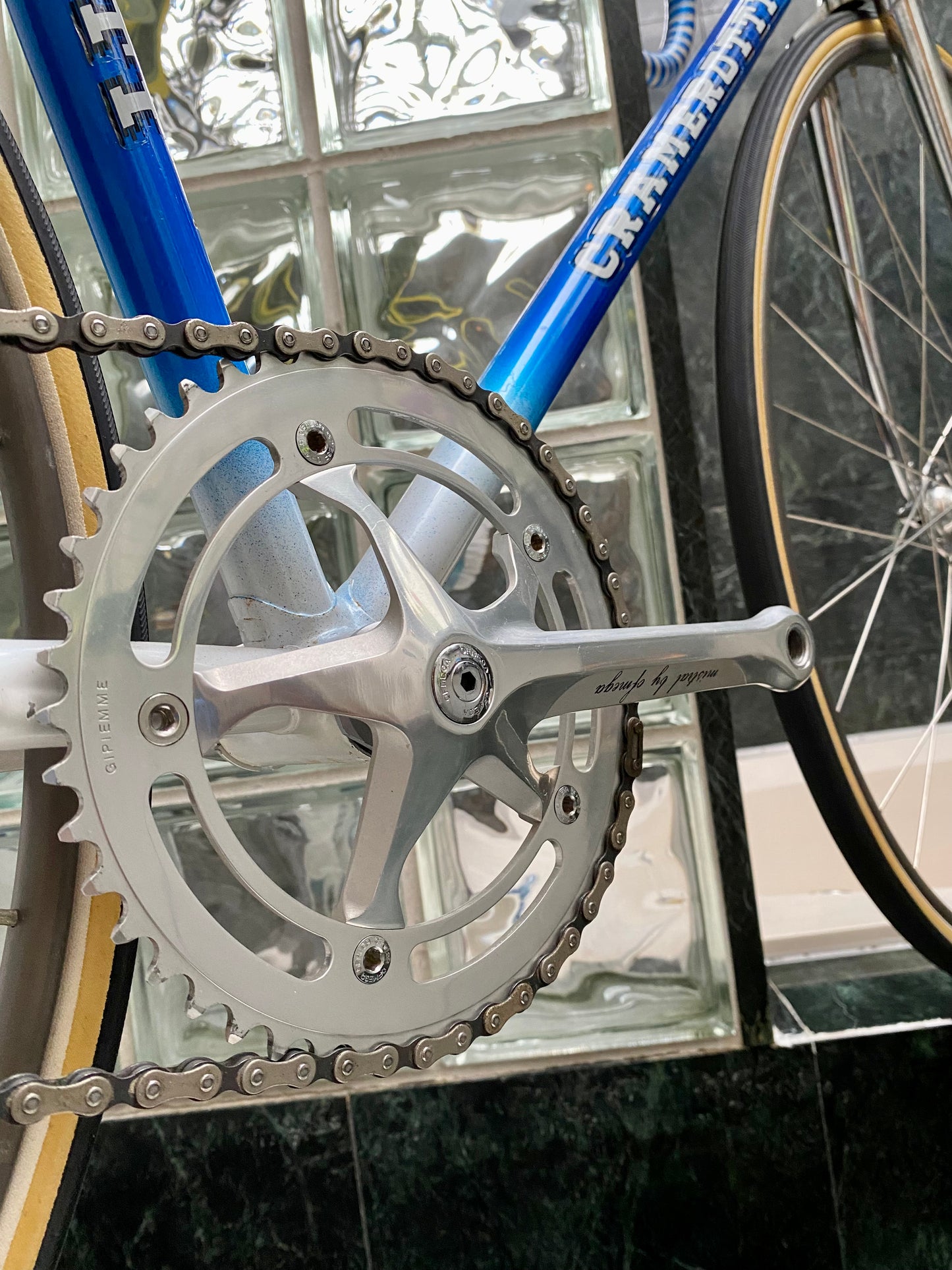 (SIZE 56cm) 1980's CRAMEROTTI PISTA TRACK BIKE - CINELLI