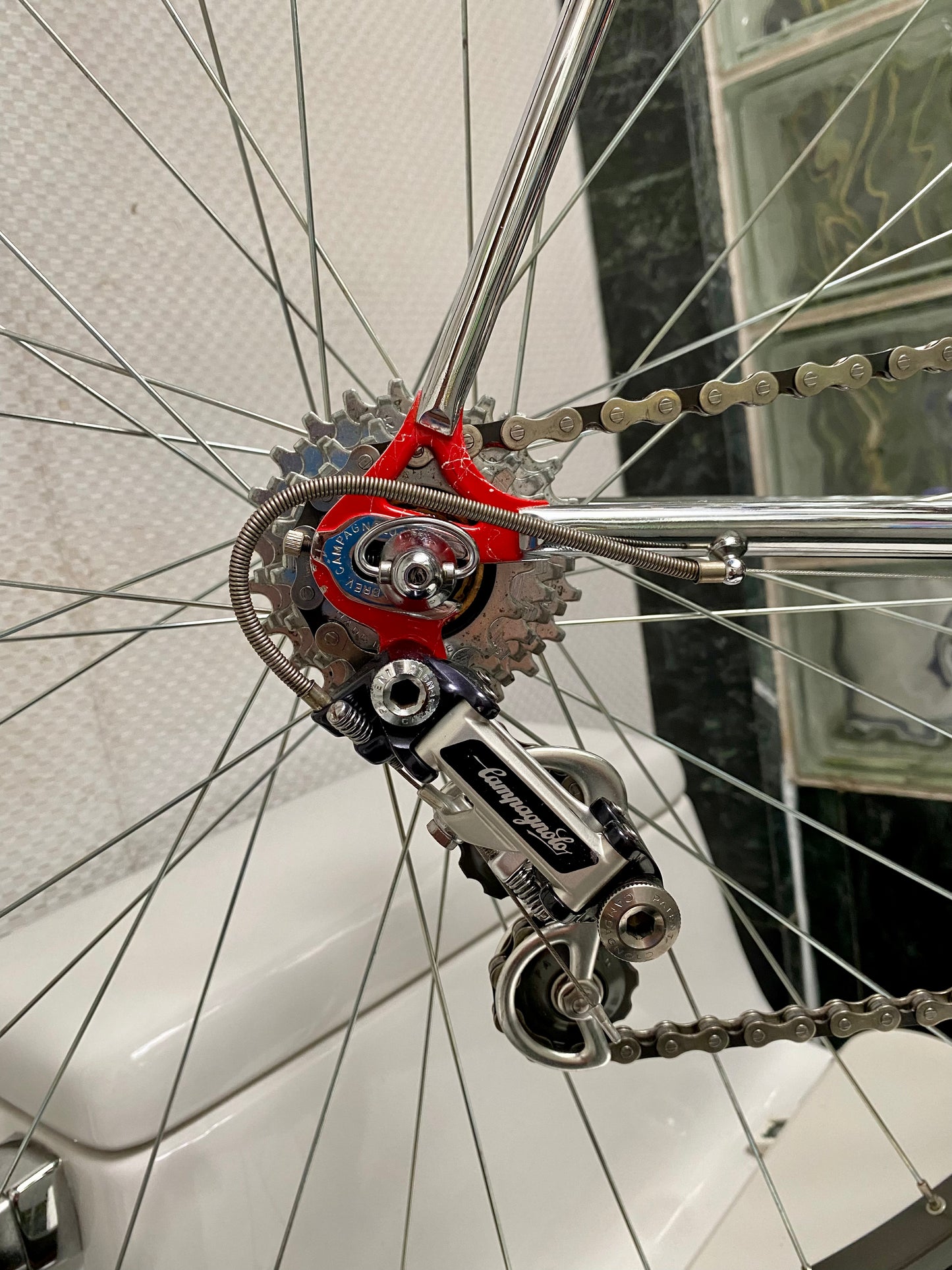 (SIZE 53cm) 1980's TOMMASINI SUPER PRESTIGE ROAD BIKE - CAMPAGNOLO SUPER RECORD - COLUMBUS SLX