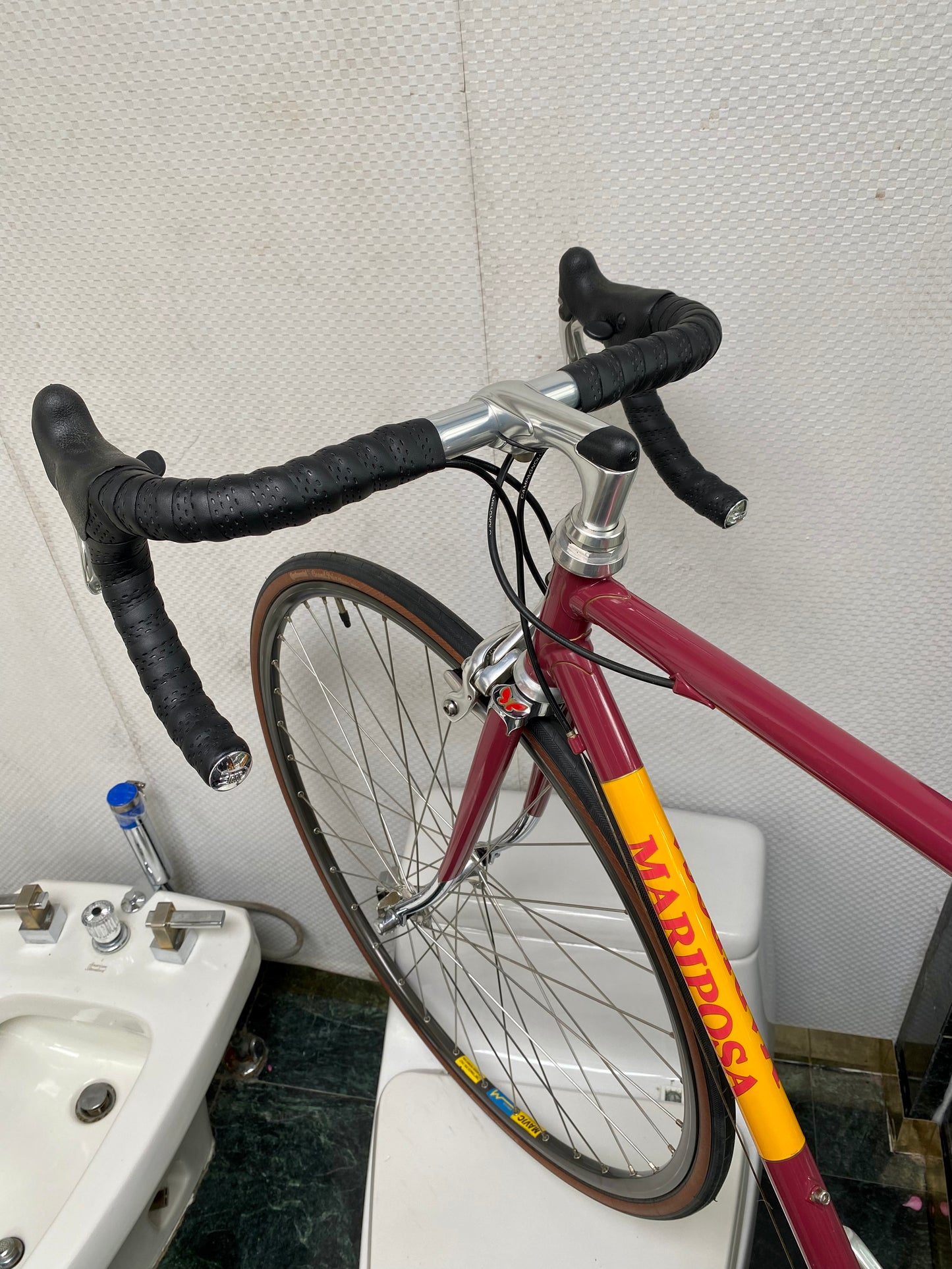 (SIZE 53cm) 2004 MARIPOSA STEEL ROAD BIKE - CUSTOM BUILT - CAMPAGNOLO