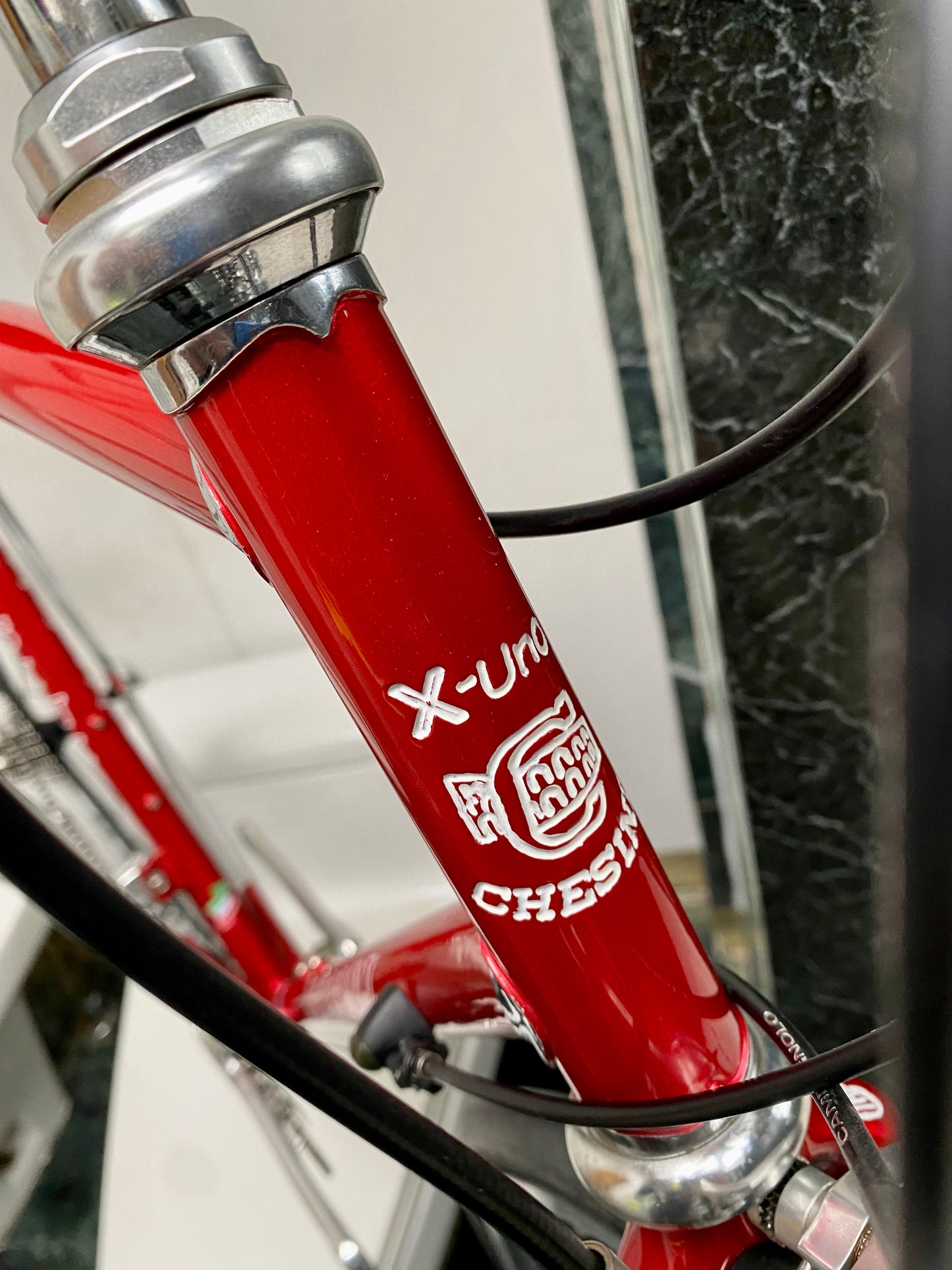 (SIZE 56cm) CHESINI X-UNO STEEL ROAD BIKE - COLUMBUS STEEL / CAMPY ATHENA 11