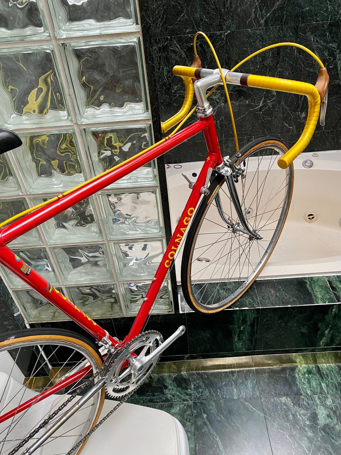 (SIZE 57cm) 1970's COLNAGO SUPER ROAD BIKE - CAMPAGNOLO - BEAUTIFUL