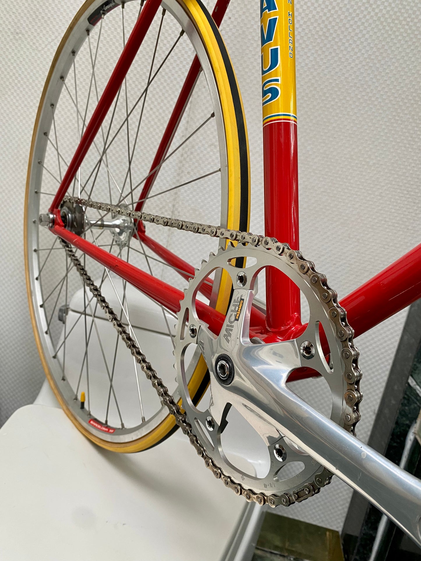 (SIZE 47cm) 1980's BATAVUS PROFESSIONAL TRACK BIKE - MICHE GROUPSET