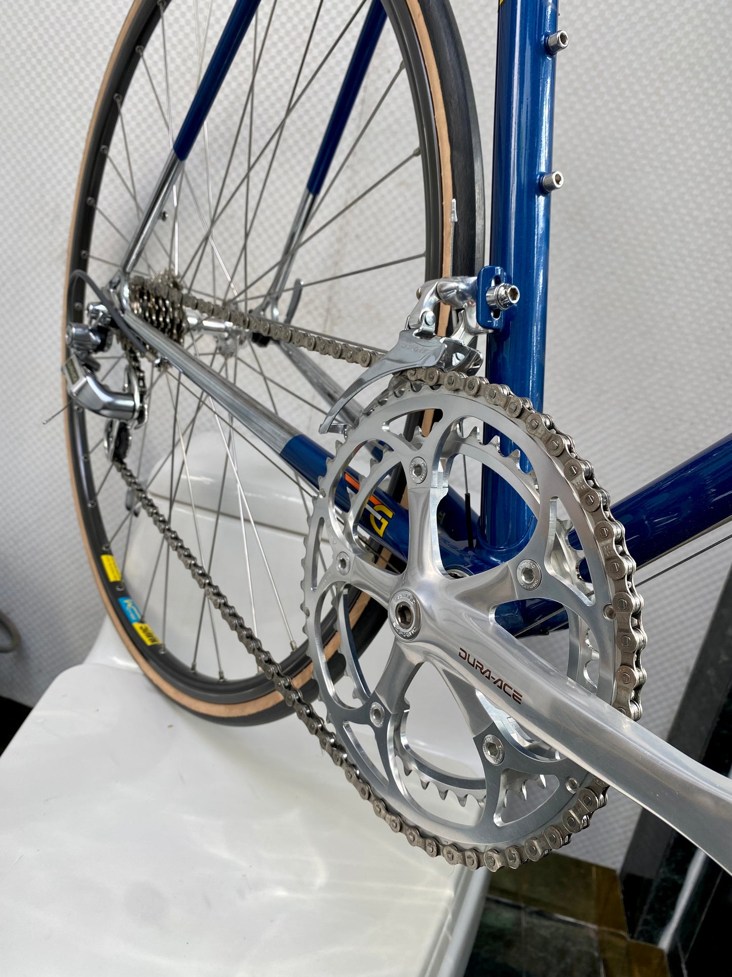 (SIZE 53cm) INCREDIBLE EARLY-1990's ROSSIN GHIBLI ROAD BIKE - SHIMANO DURA ACE