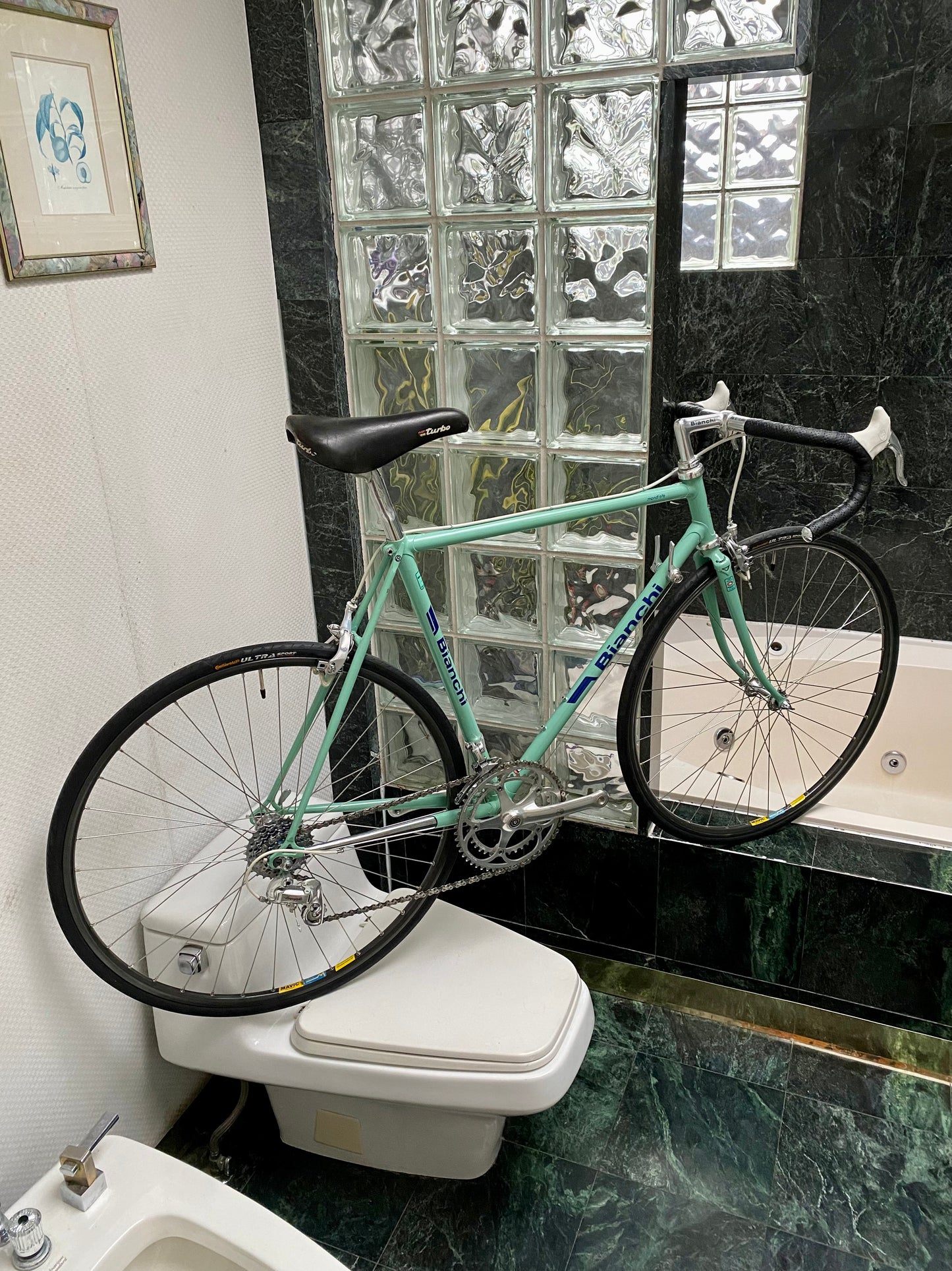 (SIZE 54cm) 1980's BIANCHI MONDIALE ROAD BIKE - CAMPAGNOLO CHORUS