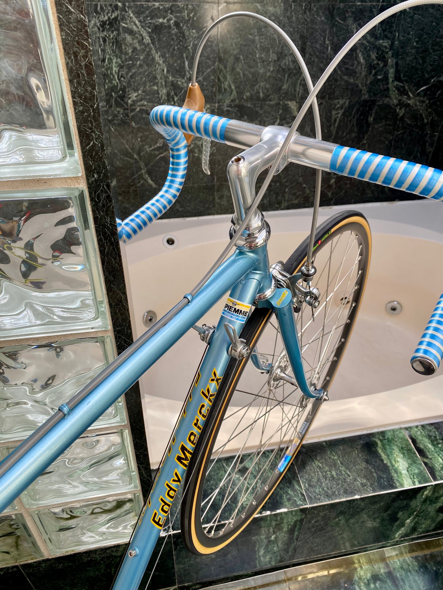 (SIZE 50cm) EARLY-1980's EDDY MERCKX ROAD BIKE - CAMPAGNOLO SUPER RECORD - MUSEUM QUALITY PERFECTION!!