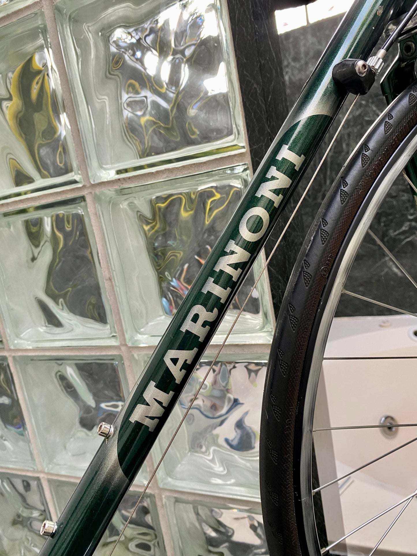 (SIZE 60cm) EARLY-1990's MARINONI ROAD BIKE - COLUMBUS SP - CAMPAGNOLO