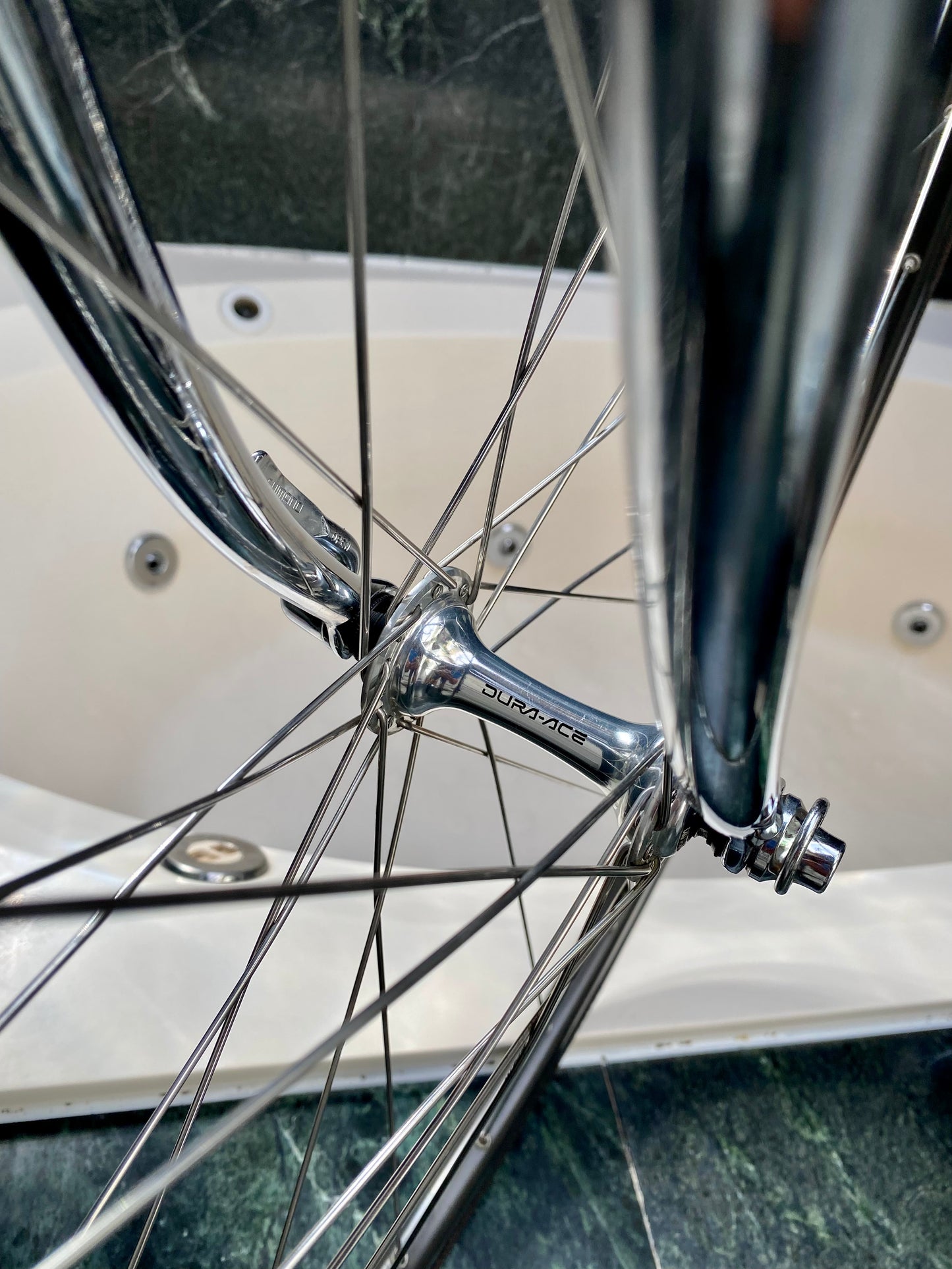 (SIZE 56cm) EARLY-1990's MARINONI CORSA ROAD BIKE - SHIMANO DURA ACE - SPOTLESS / PERFECT