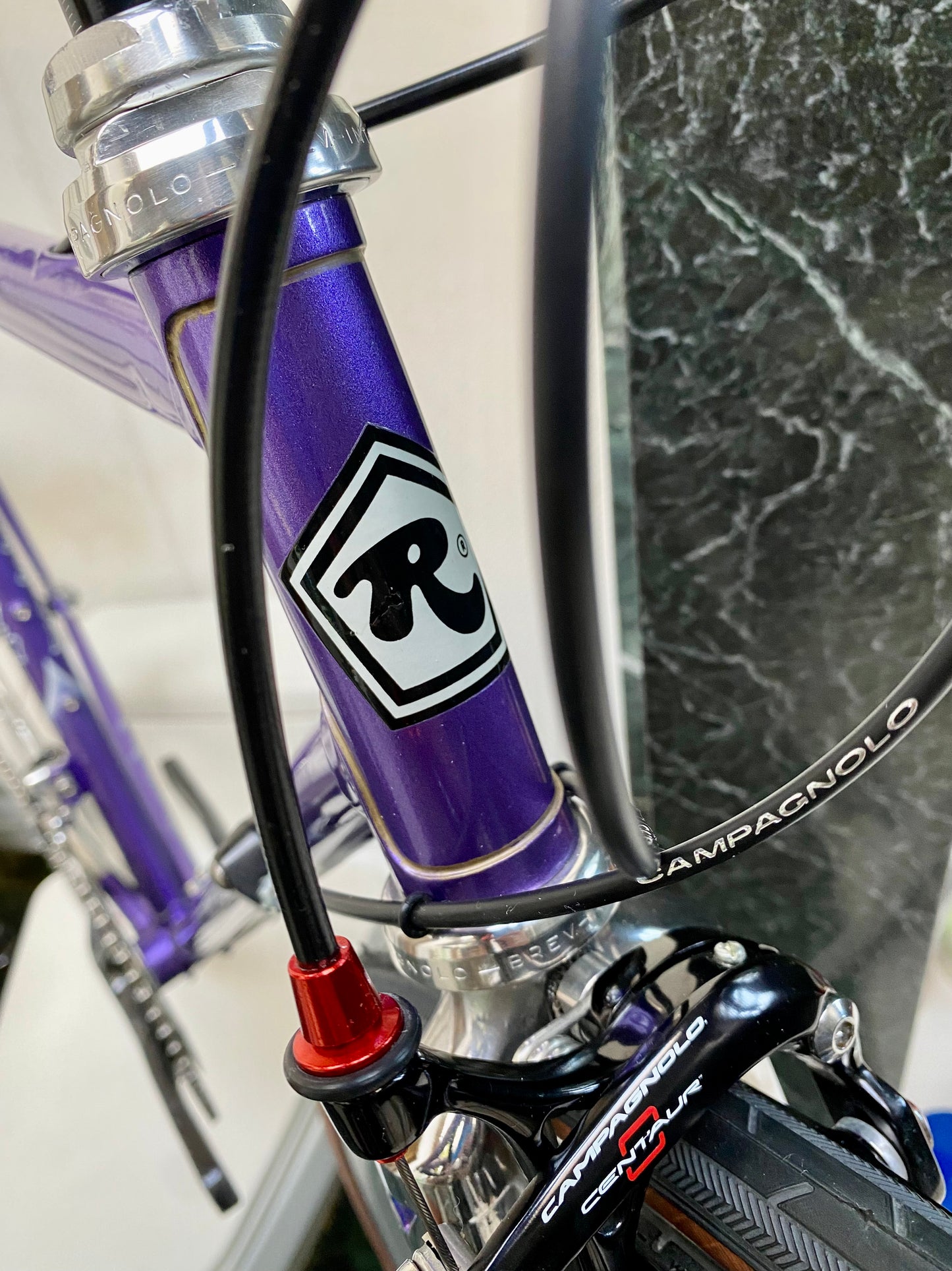 (SIZE 53cm) SENSATIONAL ROSSIN NEO-RETRO BUILD - CAMPAGNOLO CENTAUR CARBON GROUPSET - BEAUTIFUL!!!