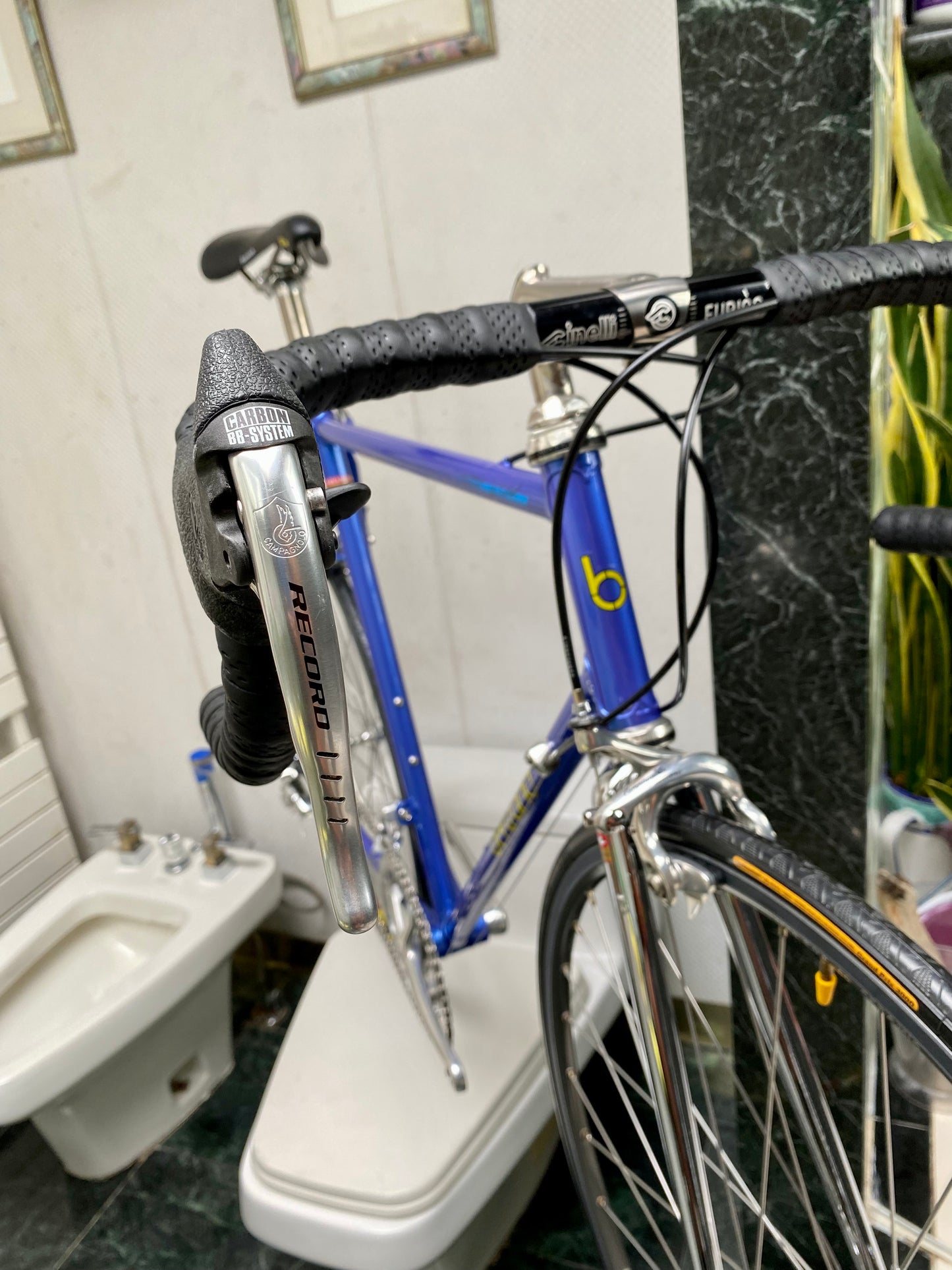 (SIZE 56cm) EARLY-1990's BERTRAND "3000" ROAD BIKE - CAMPAGNOLO RECORD