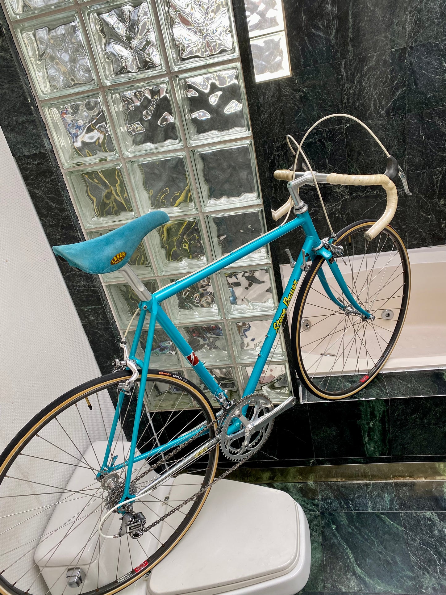 (SIZE 54cm) 1980's STEVE BAUER VORTEX ROAD BIKE - TANGE PRESTIGE - DURA ACE