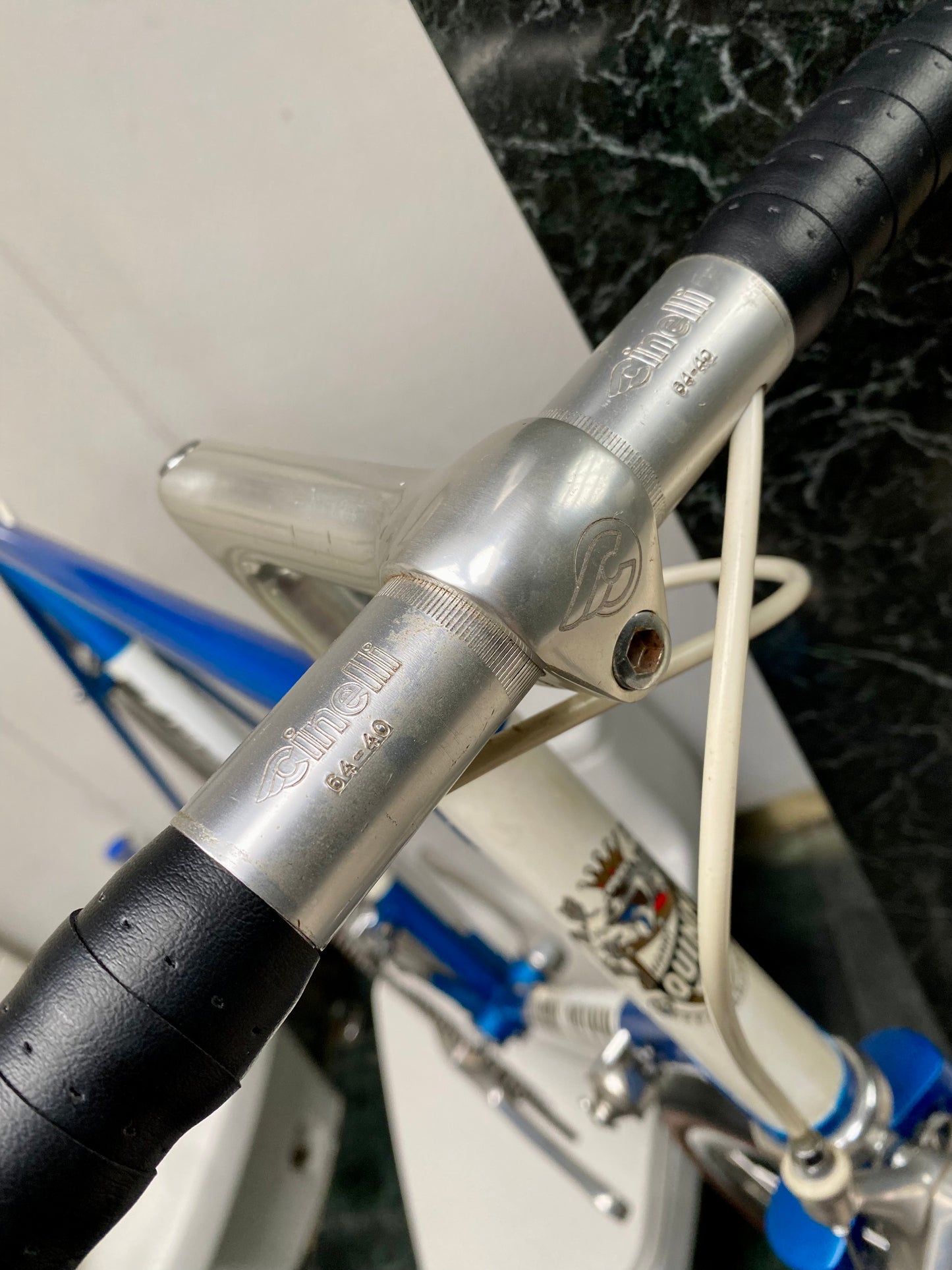 (SIZE 57cm) 1980's HARRY QUINN ROAD BIKE - BUILT BY TERRY DOLAN - CAMPAGNOLO ATHENA