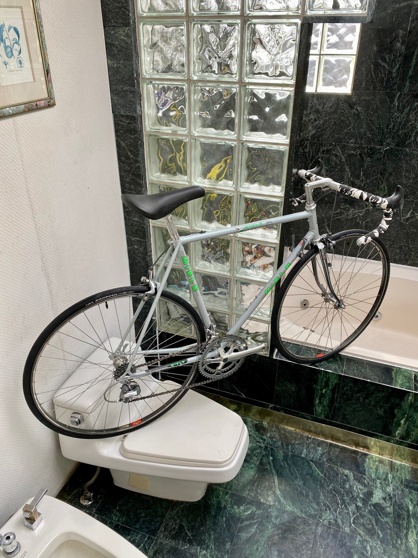 (SIZE 55cm) 1980's MIELE GARA ROAD BIKE - SHIMANO 600 - COLUMBUS STEEL