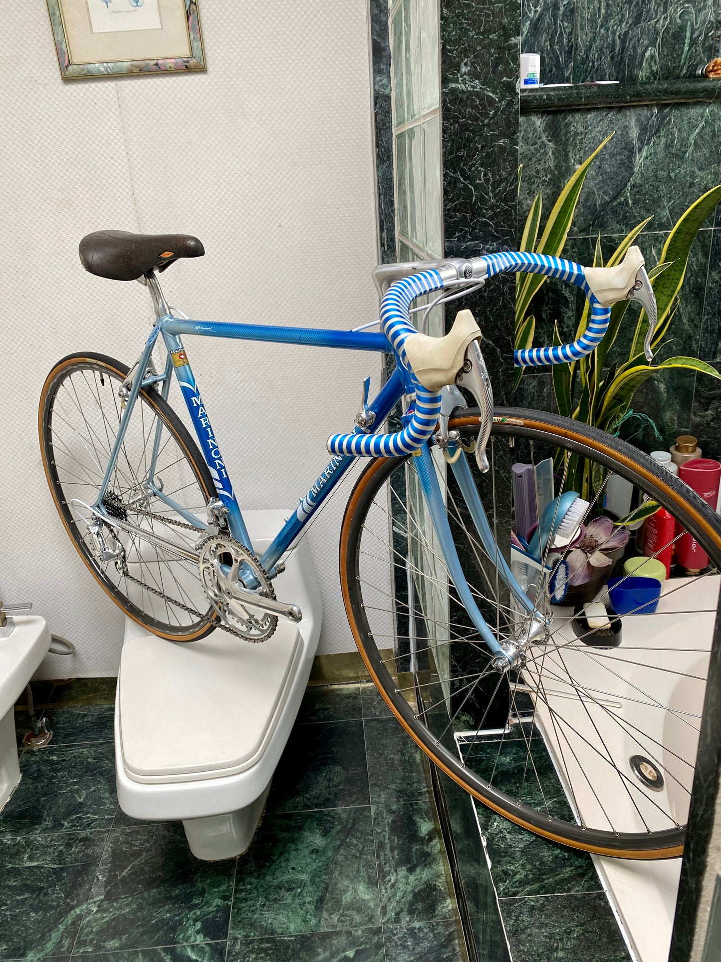 (SIZE 51cm) 1980's MARINONI SPECIAL ROAD BIKE - CAMPAGNOLO C-RECORD DELTA GROUPSET