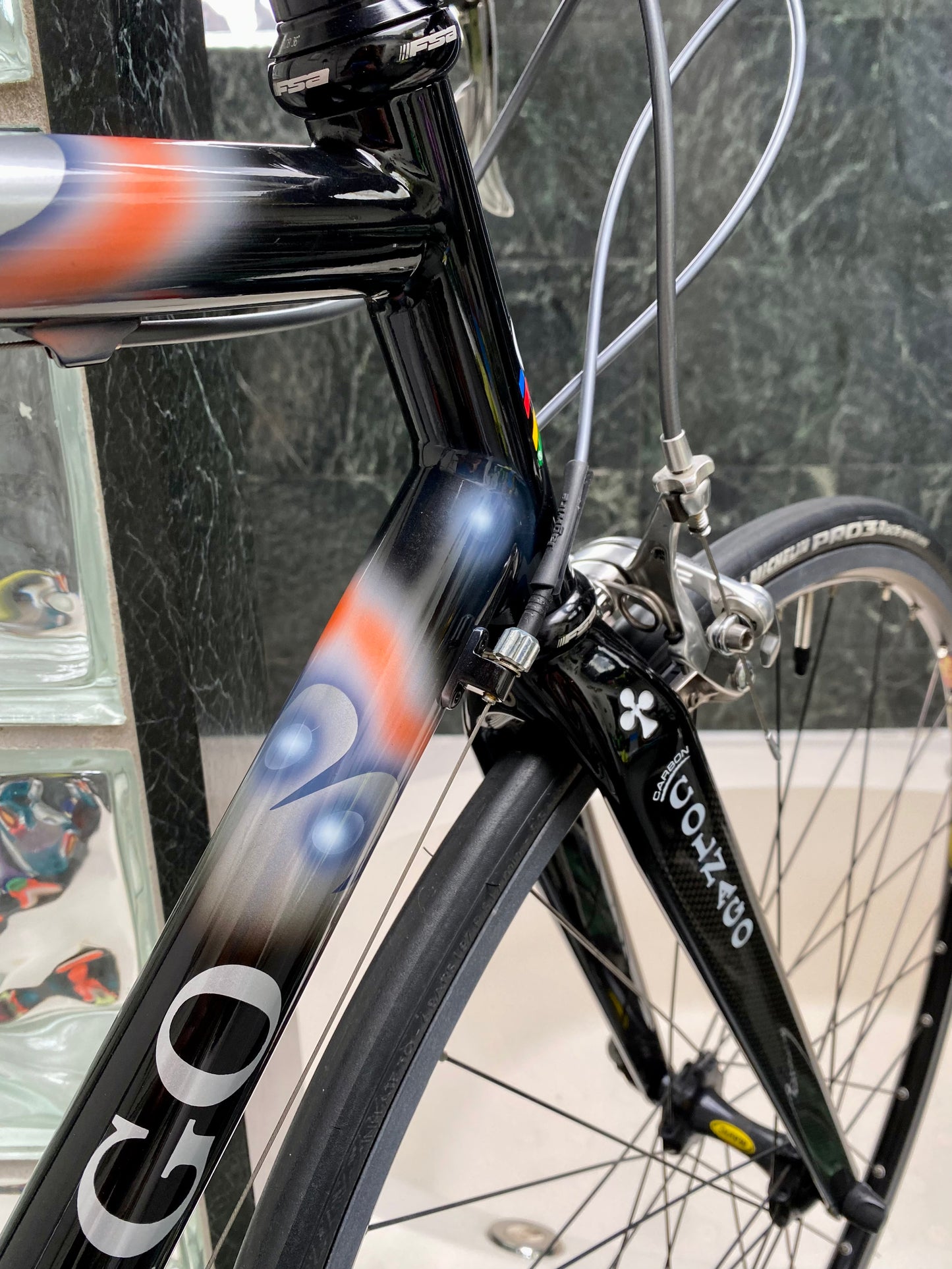 (SIZE 55cm) EARLY-2000's COLNAGO CT1 LUX TITANIO ROAD BIKE - DURA ACE - NOS