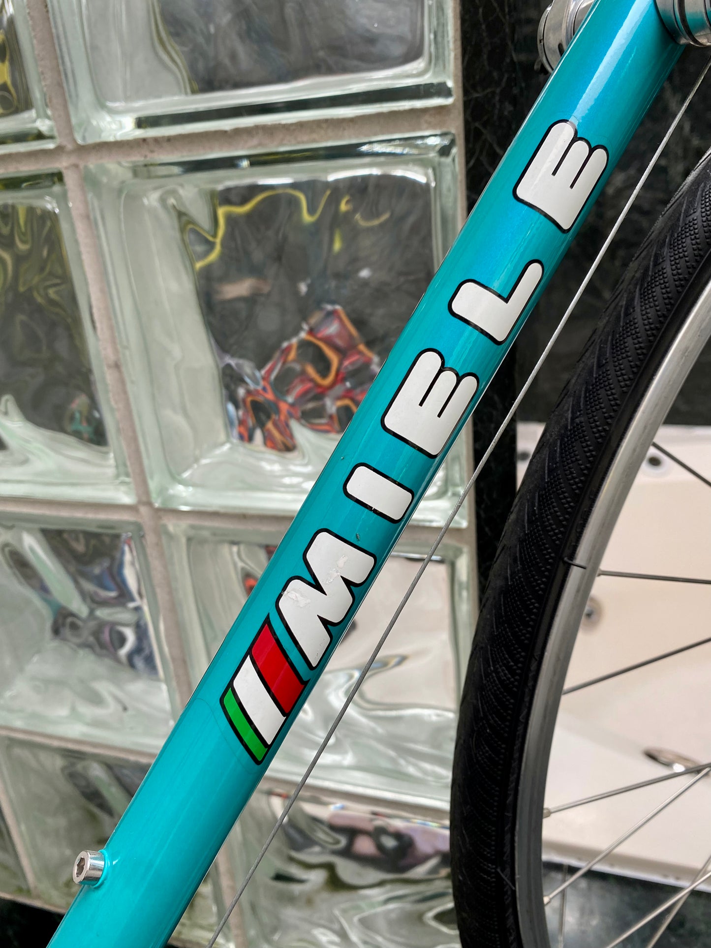(SIZE 57cm) 1980's MIELE ROAD BIKE - TURQUOISE