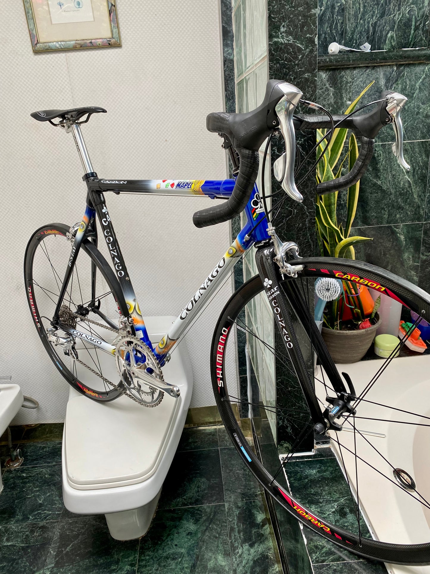 (SIZE 55cm) EARLY-2000's COLNAGO C40 MAPEI - DURA ACE 25th ANNIVERSARY- NEW OLD STOCK