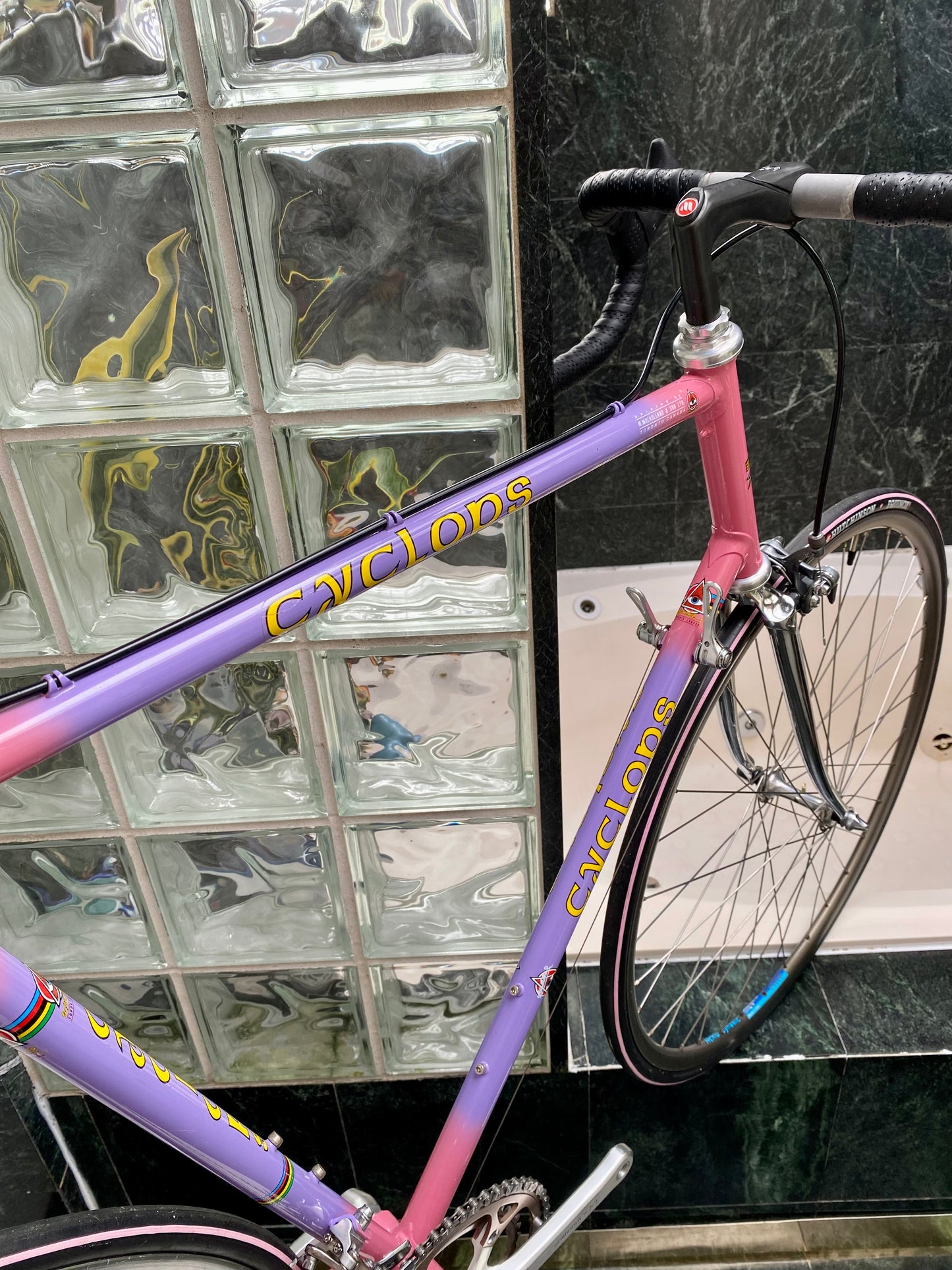 (SIZE 62cm) 1980's MIELE LATINA ROAD BIKE - PAINTED BY CYCLOPS - SHIMANO 600