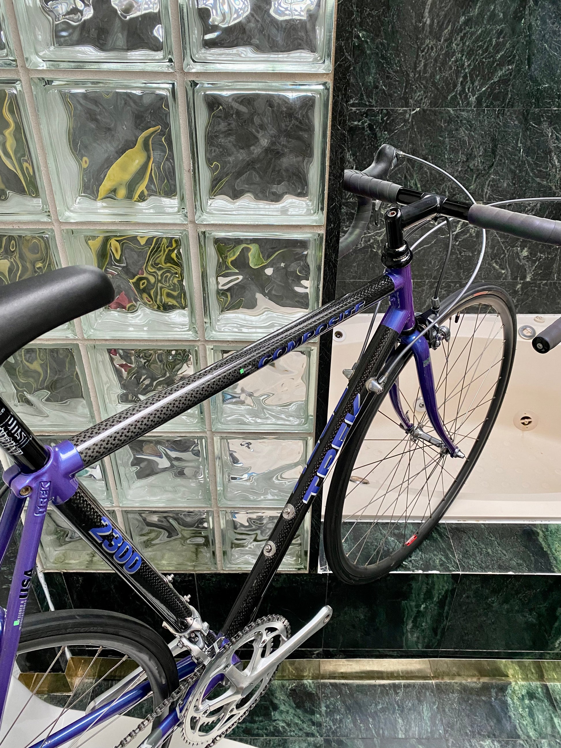 SIZE 54cm 1990 s TREK 2300 CARBON ROAD BIKE SHIMANO 600 STI