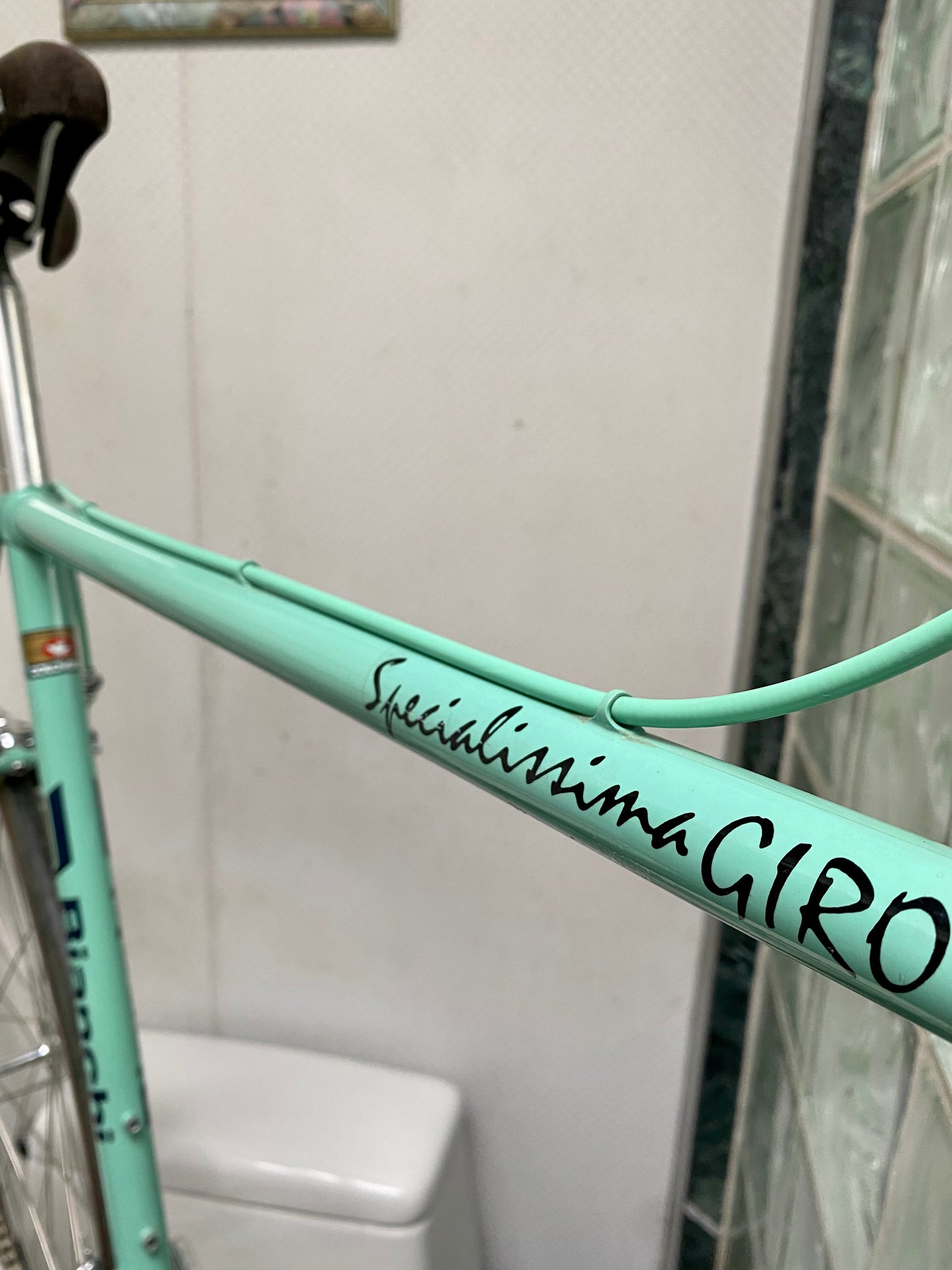 (SIZE 58cm) 1980's BIANCHI SPECIALISSIMA ROAD BIKE - SHIMANO DURA ACE 7400 GROUPSET