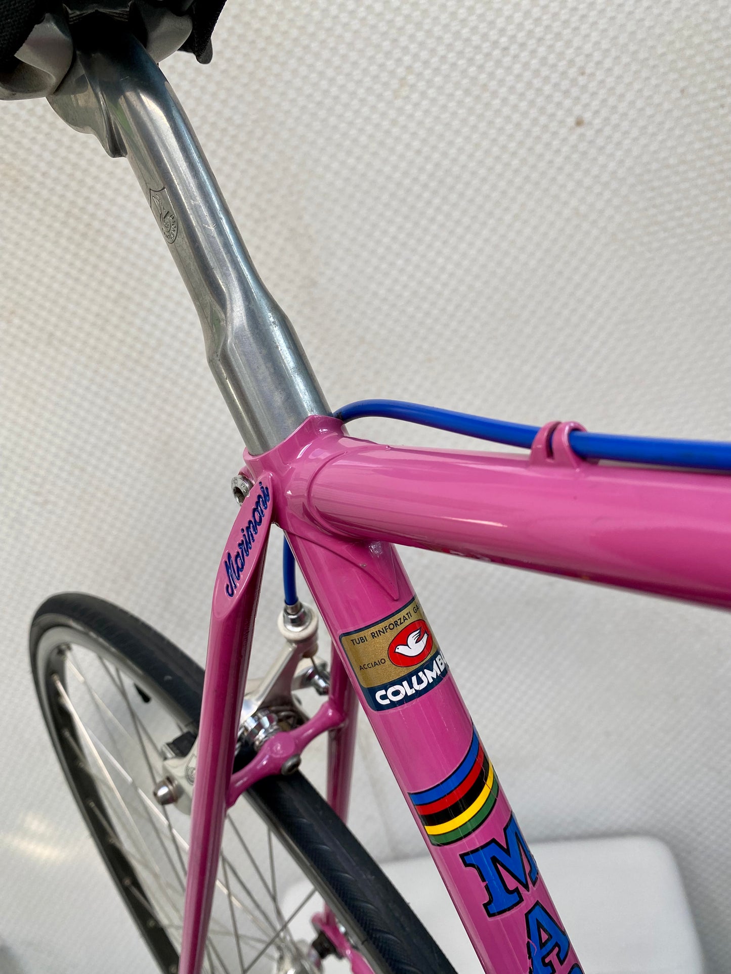 (SIZE 53cm) 1980's MARINONI SPECIAL ROAD BIKE - CAMPAGNOLO ATHENA GROUPSET - PINK