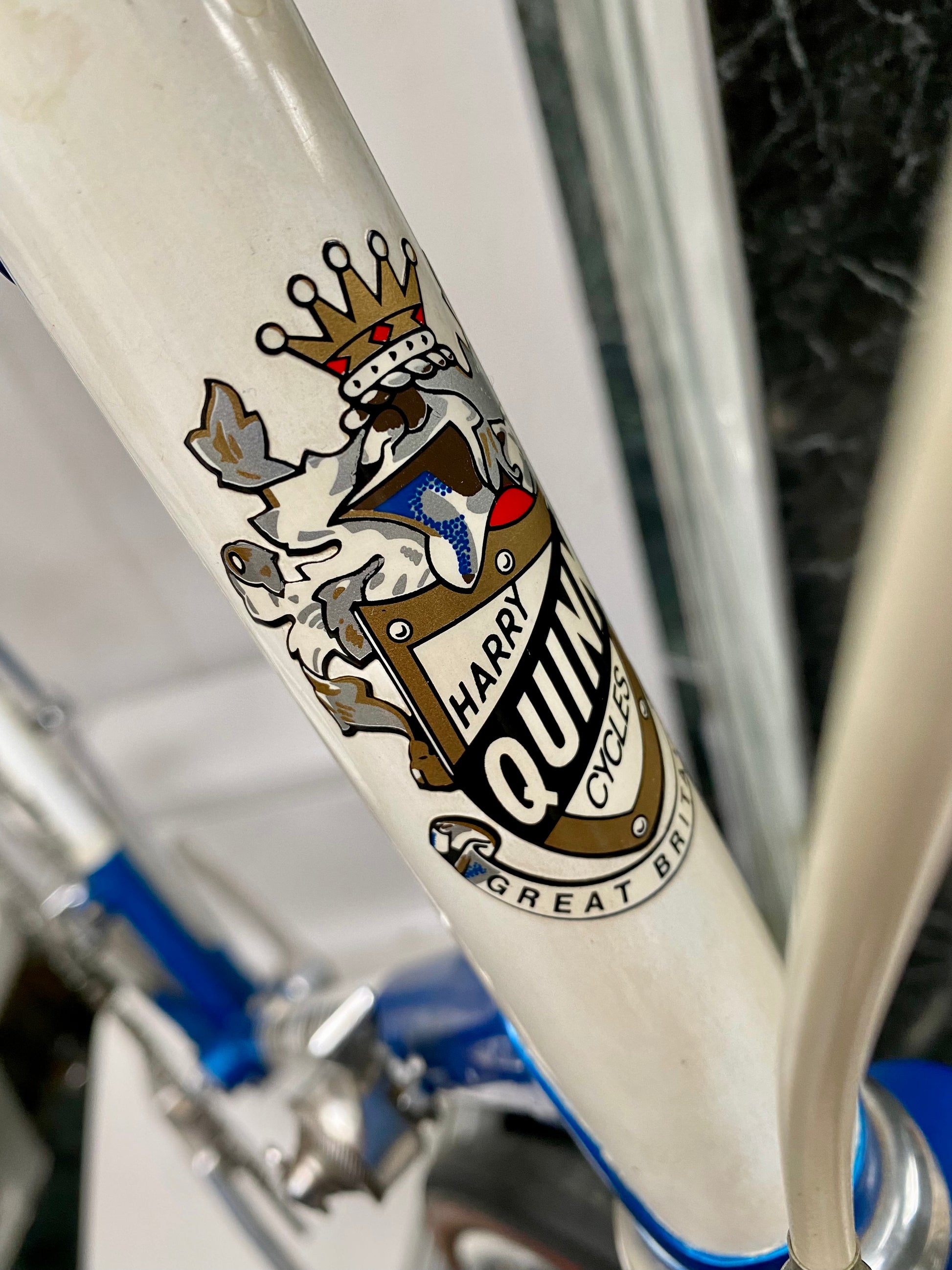 SIZE 57cm 1980 s HARRY QUINN ROAD BIKE BUILT BY TERRY DOLAN CAMPAGNOLO ATHENA