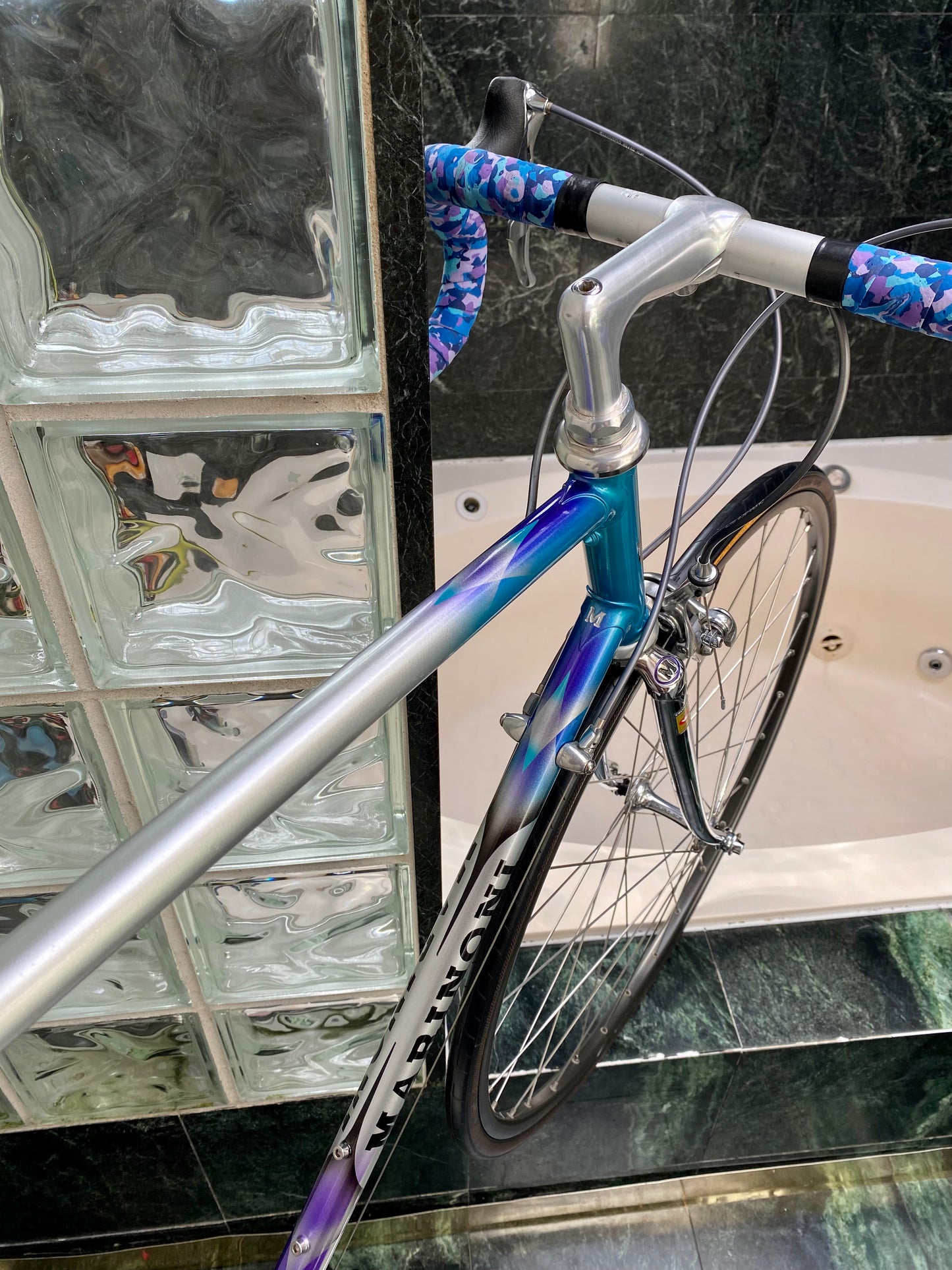 (SIZE 56cm) EARLY-1990's MARINONI CORSA ROAD BIKE - SHIMANO DURA ACE - SPOTLESS / PERFECT