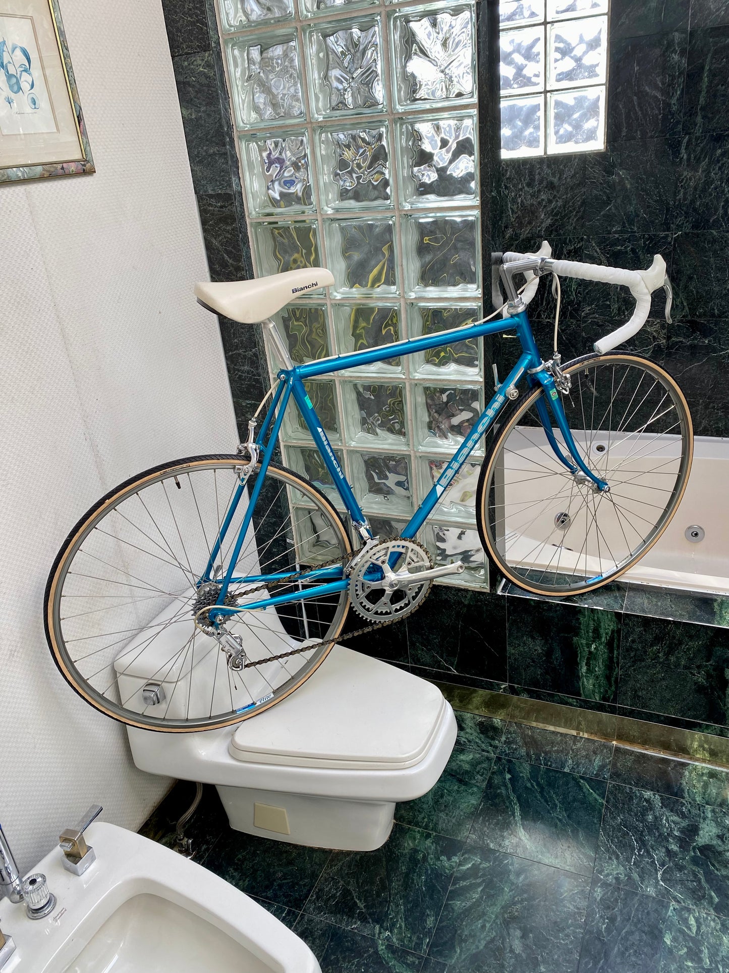 (SIZE 54cm) 1980's BIANCHI ROAD BIKE - CAMPAGNOLO