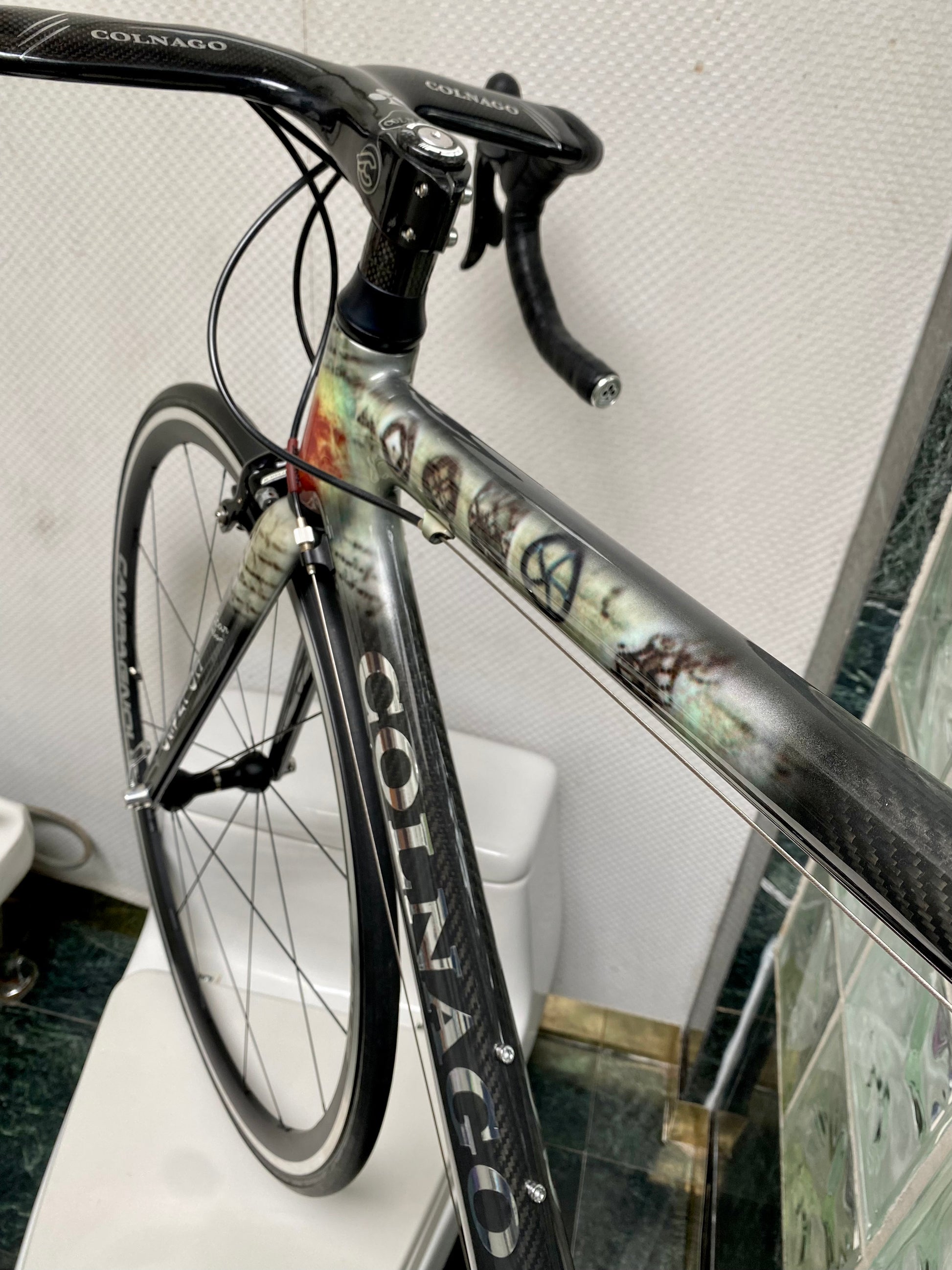 SIZE 53cm 2004 COLNAGO PRESIDENT LEONARDO DA VINCI ROAD BIKE CAMPAGNOLO RECORD