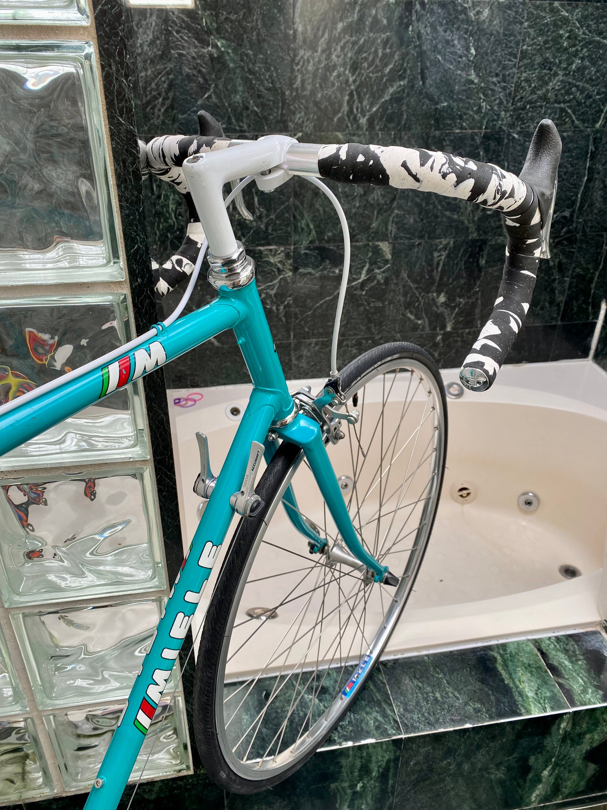 SIZE 57cm 1980 s MIELE ROAD BIKE TURQUOISE