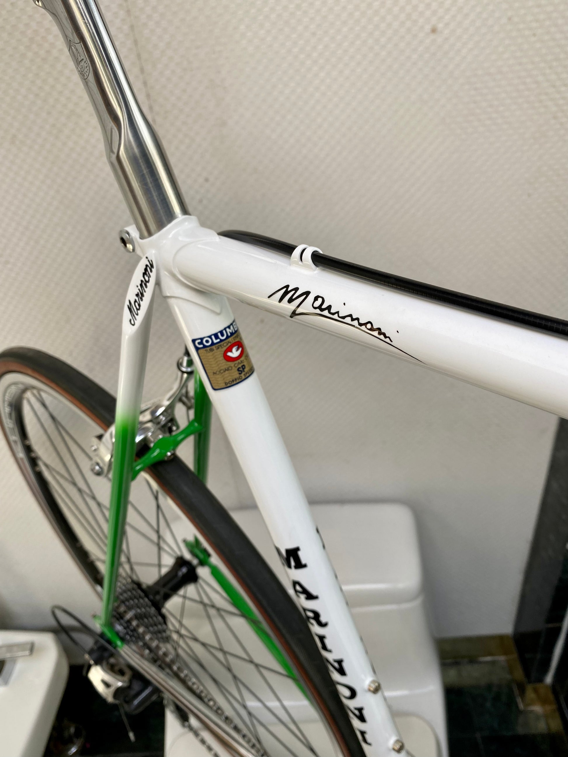 SIZE 60 CUSTOM MARINONI NEO RETRO STEEL ROAD BIKE BUILD CAMPAGNOLO CENTAUR